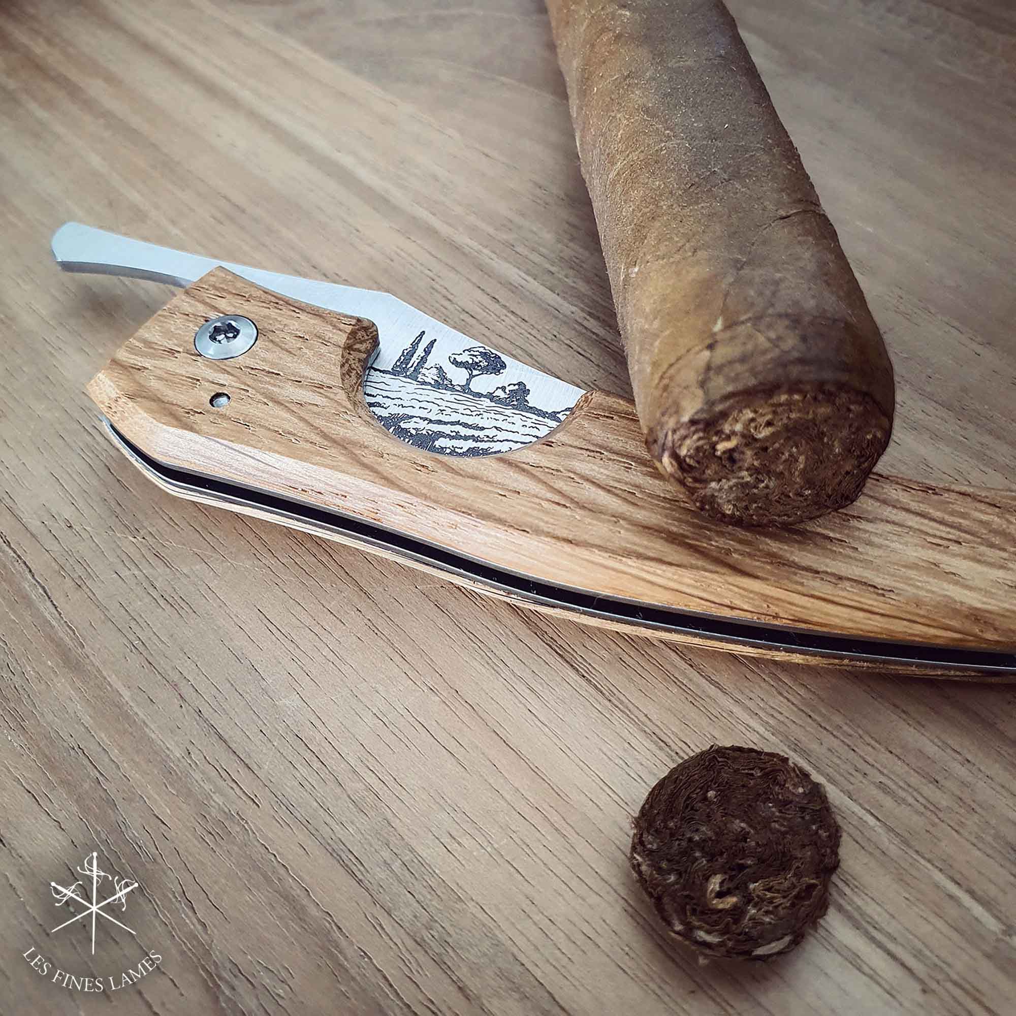 les-fines-lames-le-petit-cognac-barrel-04 Coltello per sigari Les Fines Lames Le Petit Barrel Cognac (CC0201068)