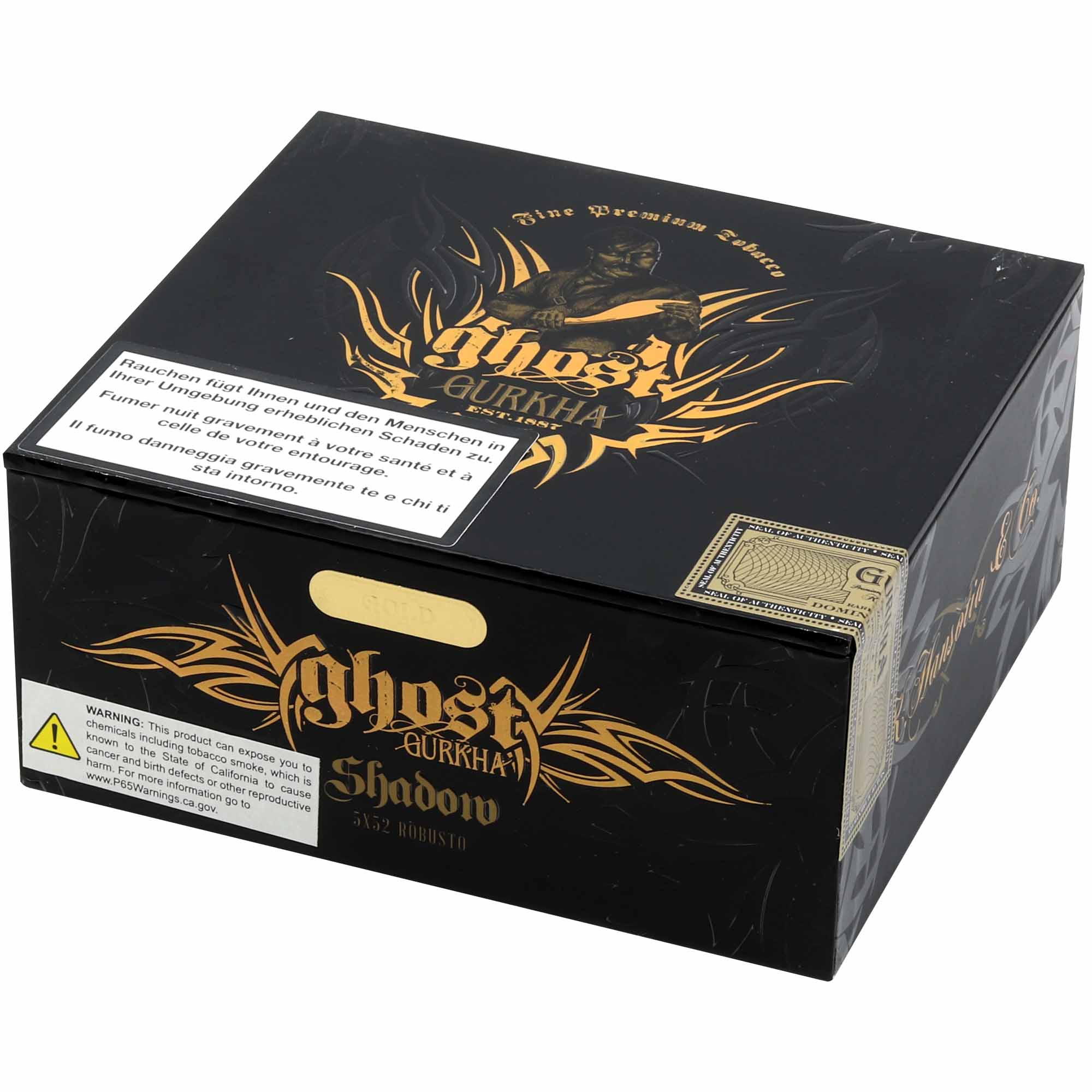 gurkha-ghost-gold-shadow-21s Gurkha Ghost Gold Shadow (Robusto)