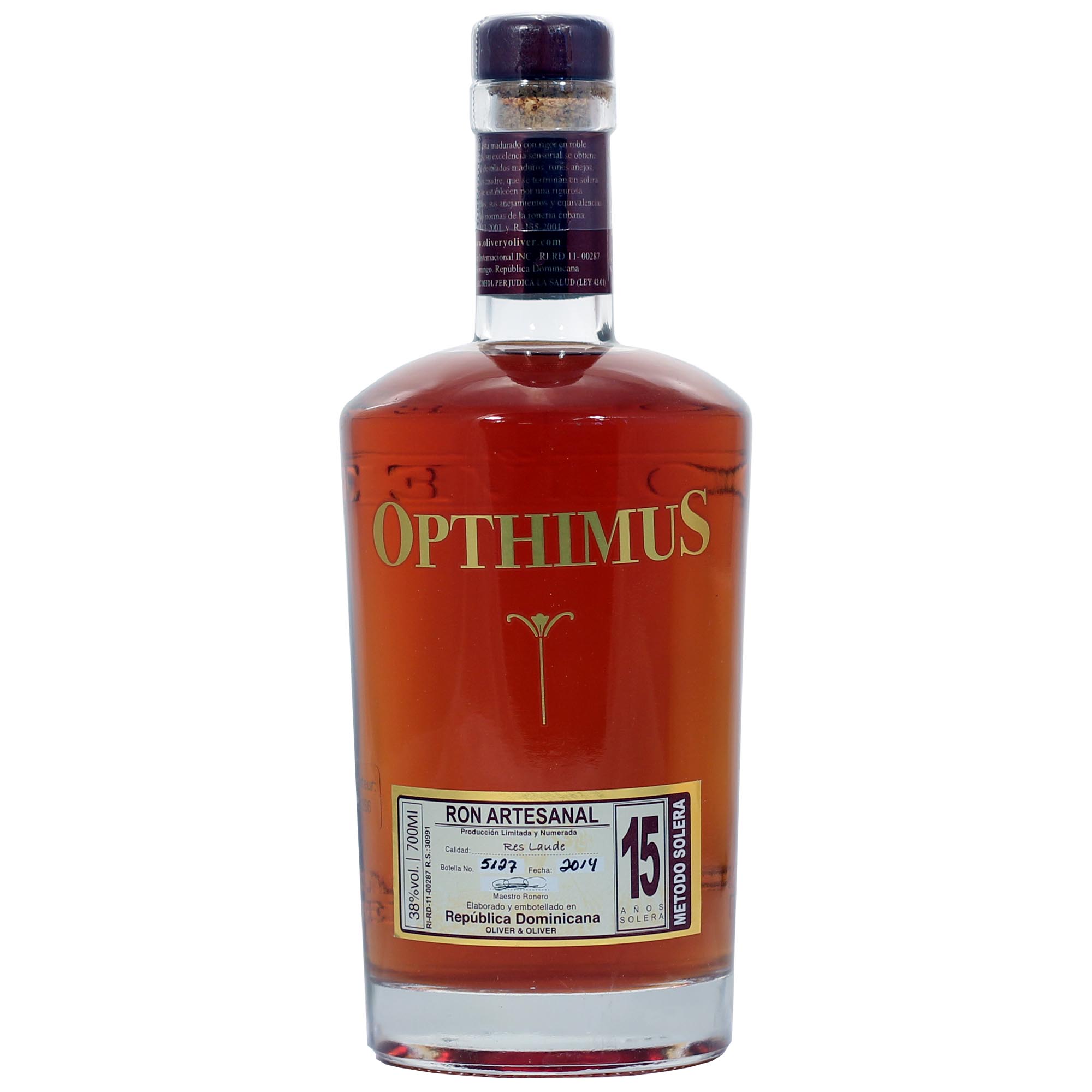 Opthimus Rum 15yr 70cl