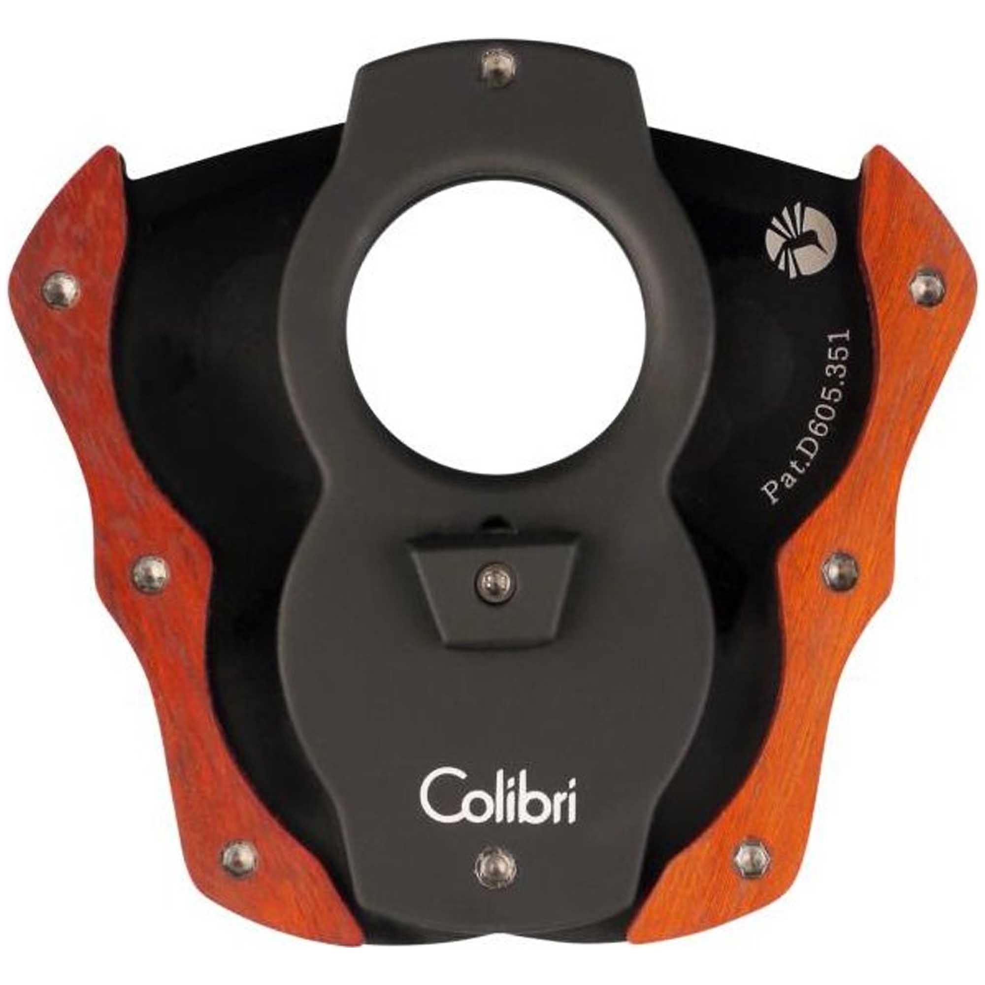 colibri-double-guillotine-cutter-red-burl-02 Colibri Double Guillotine Cutter Wood red wood (CU100T30)