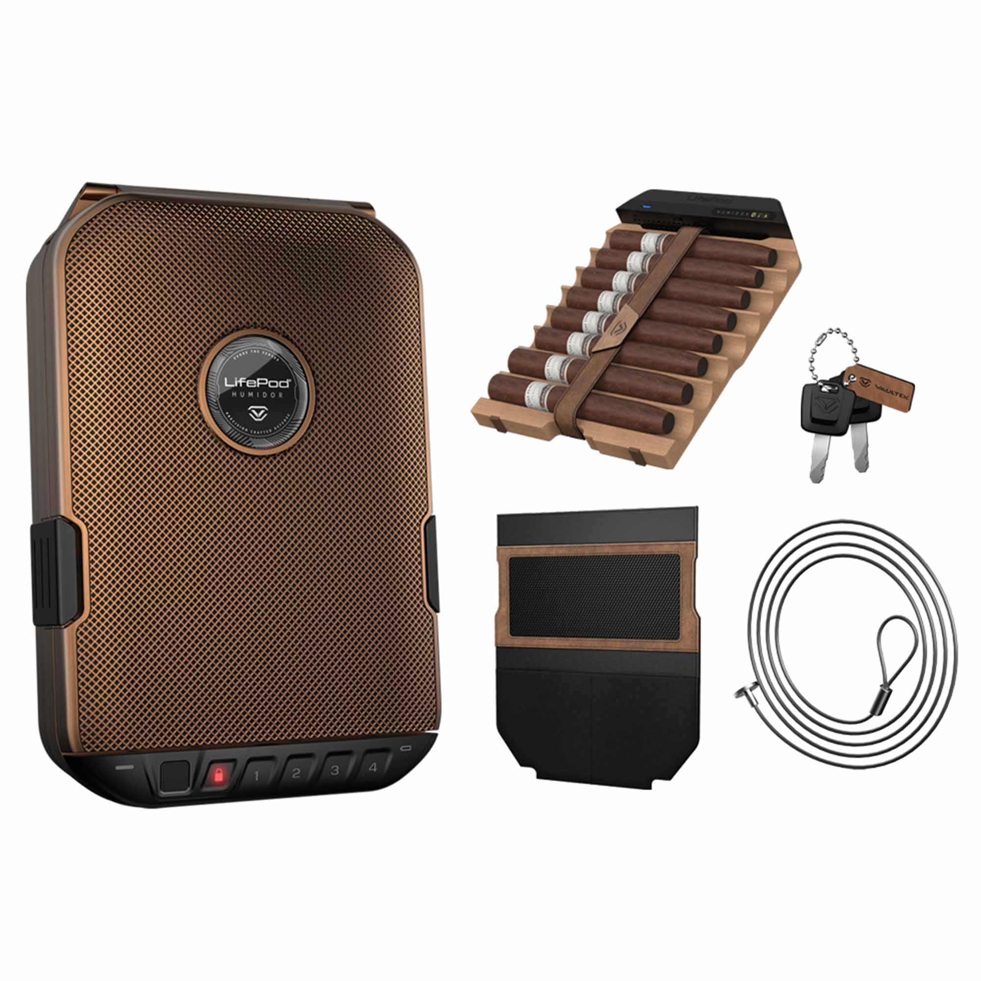 Vaultek LifePod Humidor 2.0 Biometrico