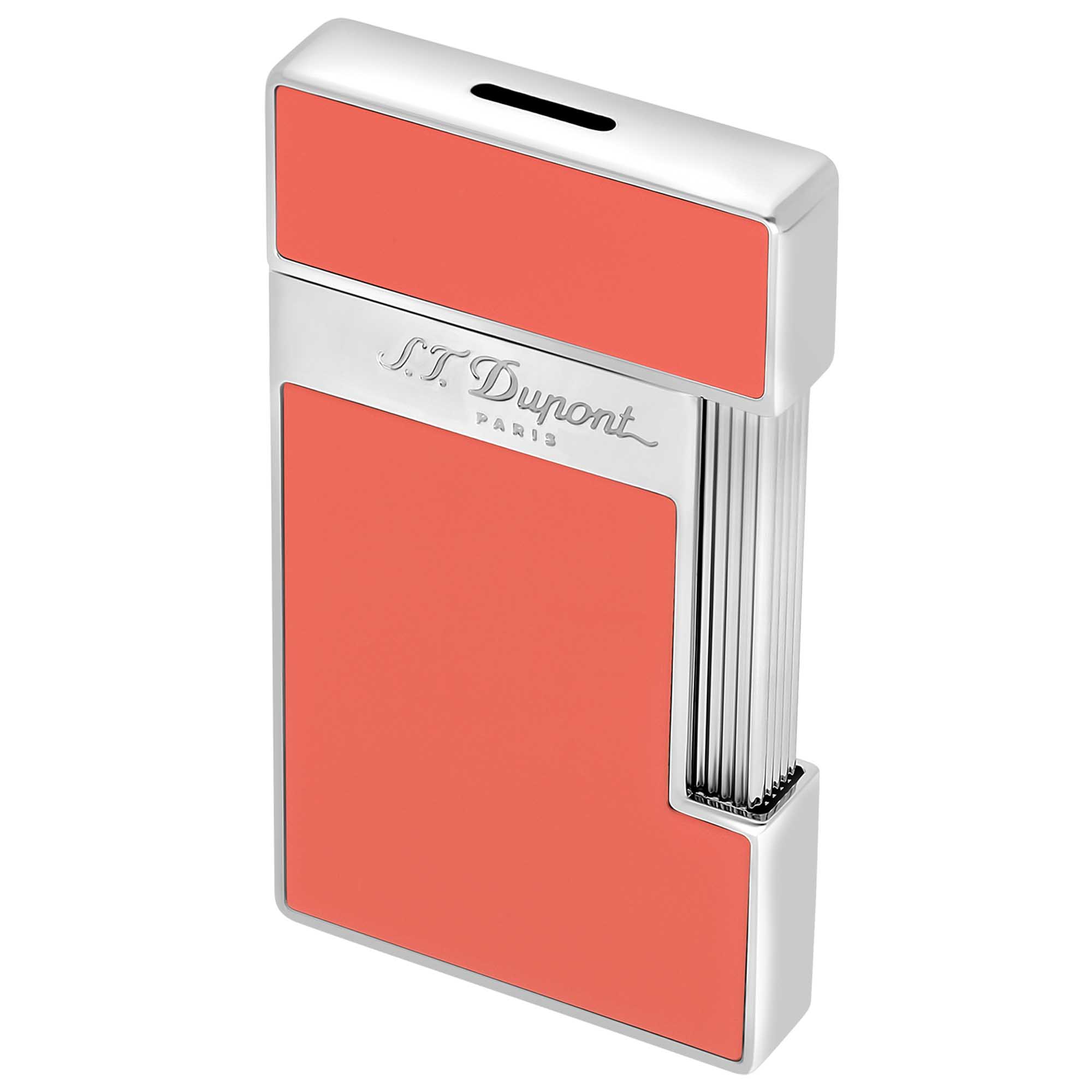 S.T. Dupont Slimmy Shiny Coral Lacquer Chrome S.T. Dupont Slimmy Shiny Coral Lacquer Chrome