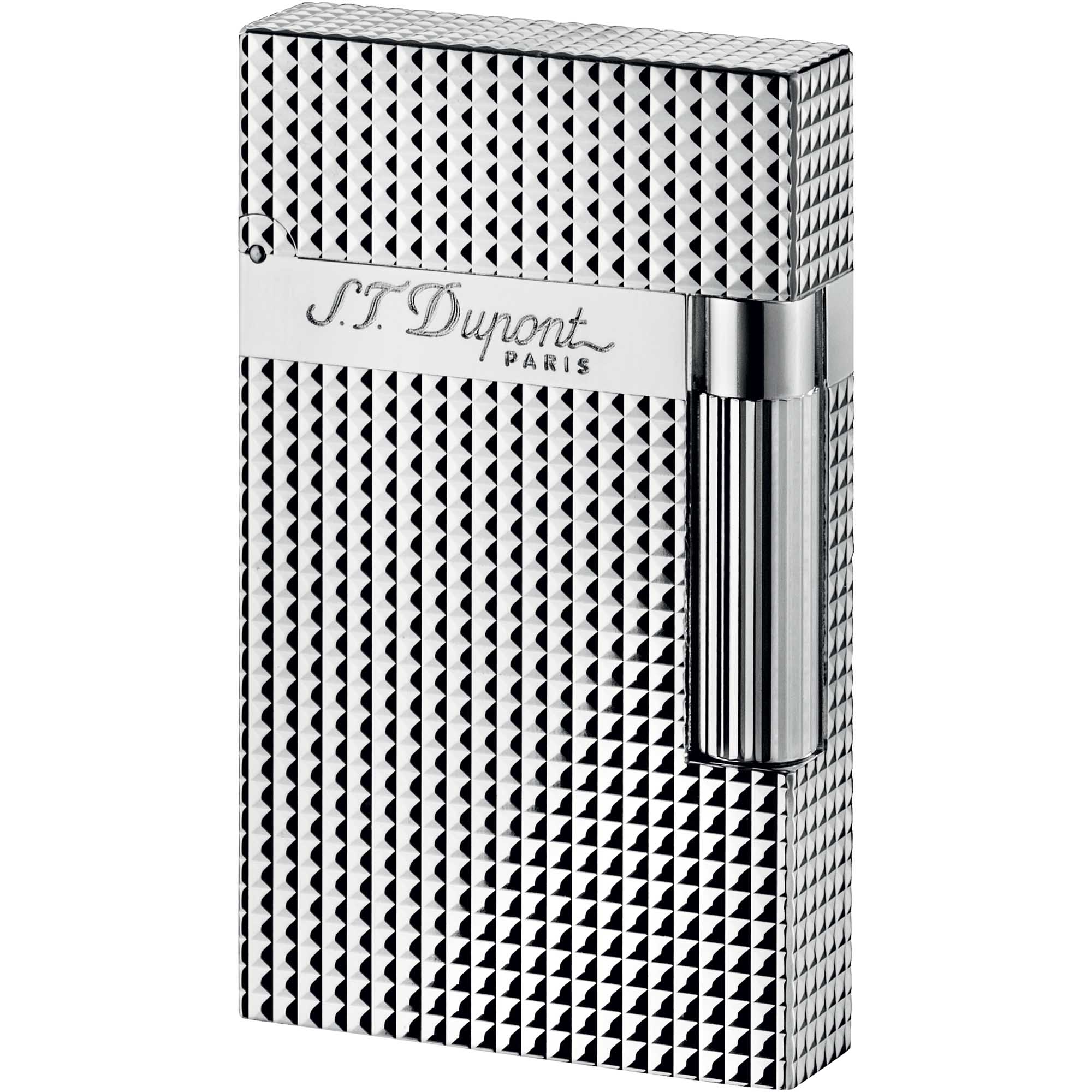 st-dupont-ligne-2-diamond-heads-silver-01 S.T. Dupont Ligne 2 Diamond Heads Silver