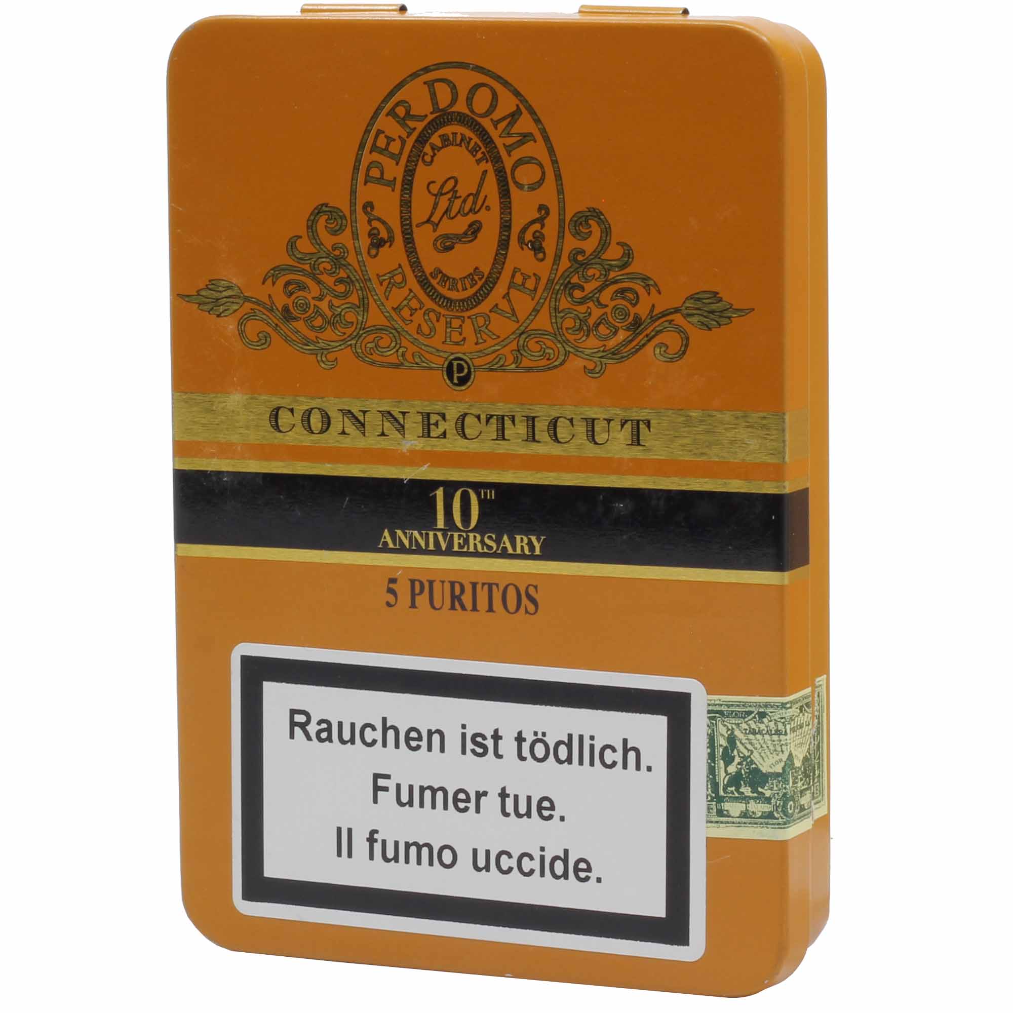 Perdomo Reserve 10th Anniv. Connecticut Puritos