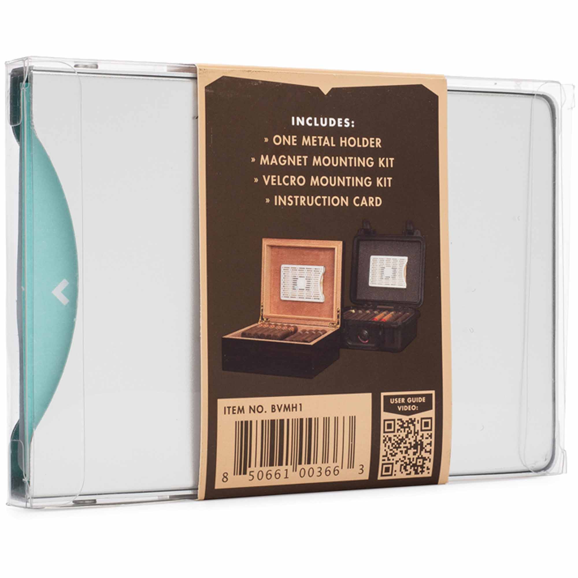 boveda-montaggio-metallo-1-BVMH1-STK-02 Supporto in metallo Boveda Humidipak 1er (per 1 sacchetto da 60 g)