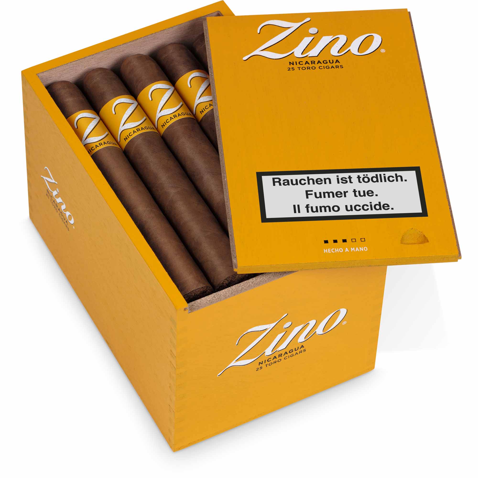 Zino-nicaragua-toro-25s Zino Nicaragua Toro - Caisse de 25 pièces
