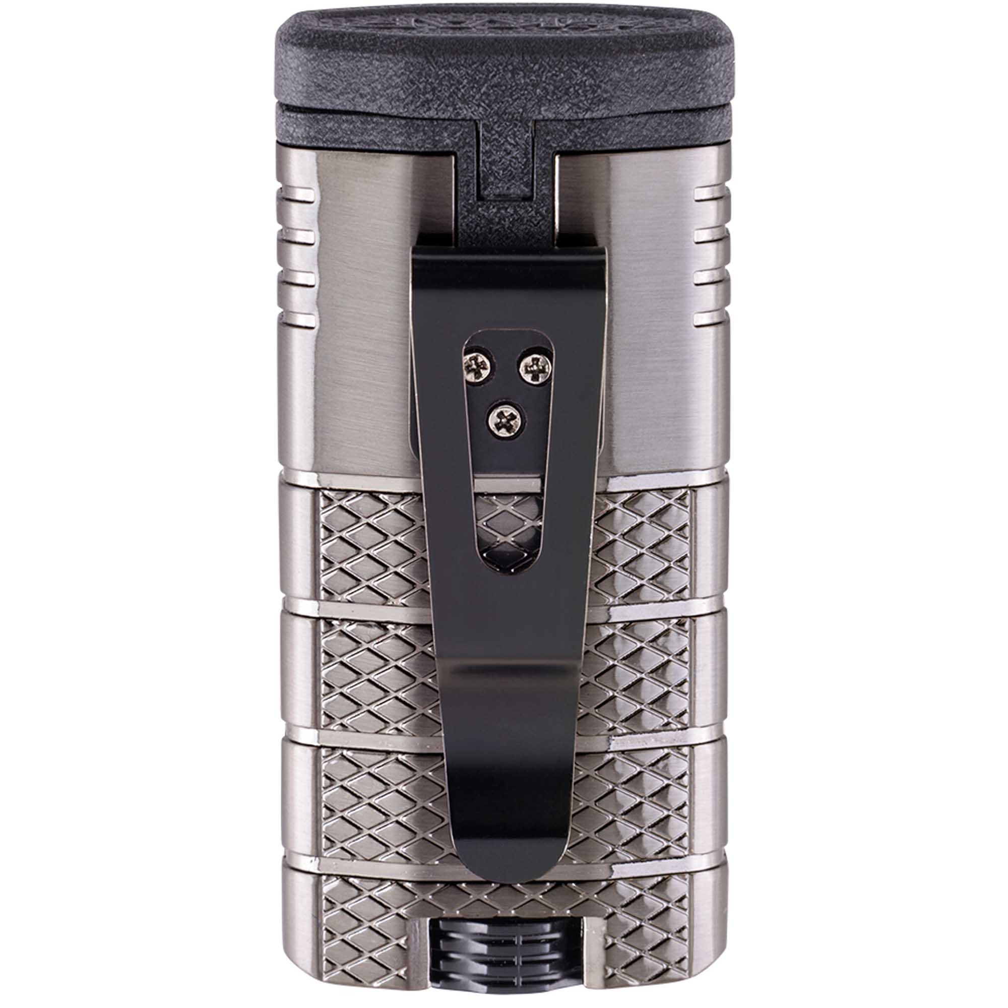 xikartacticaljetlightergunblack02 Xikar Tactical Triple Jet Gunmetal - Nero