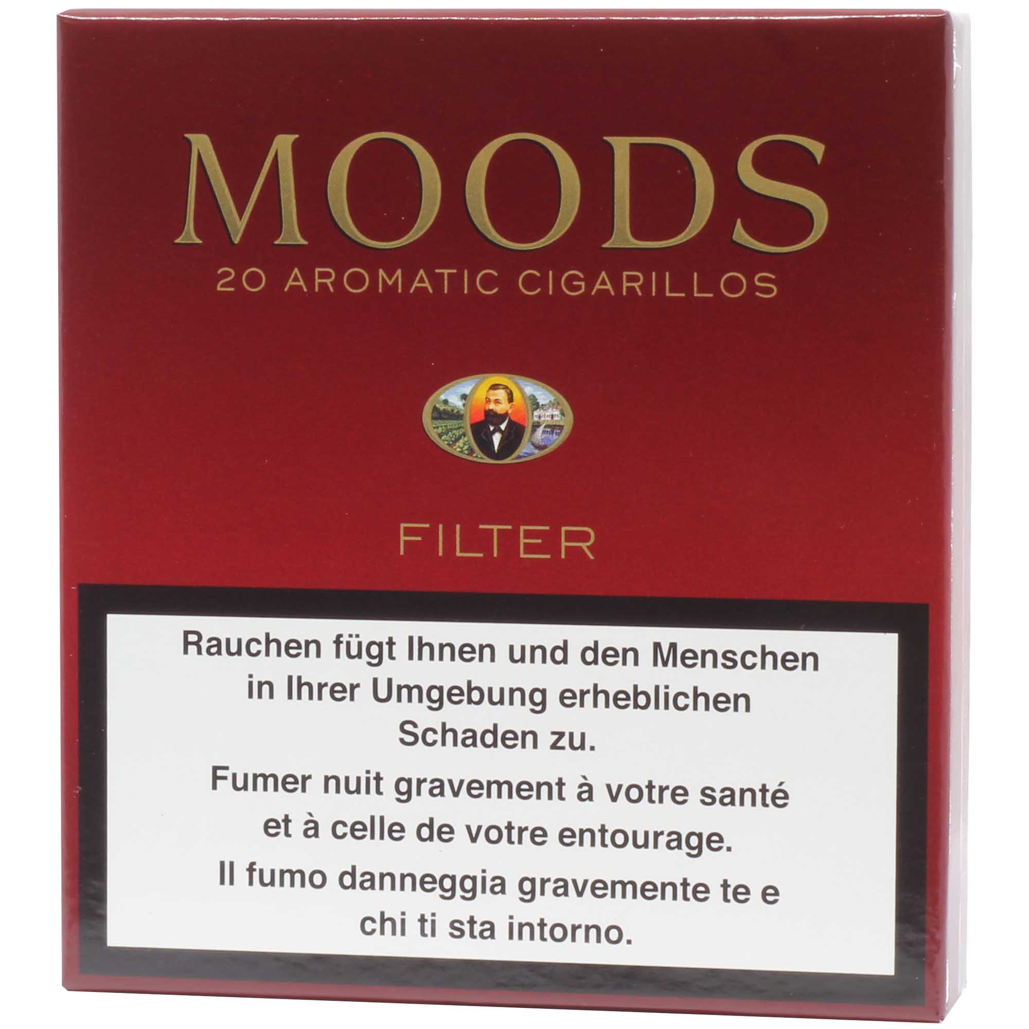Dannemann Moods mit Filter 20er Pack