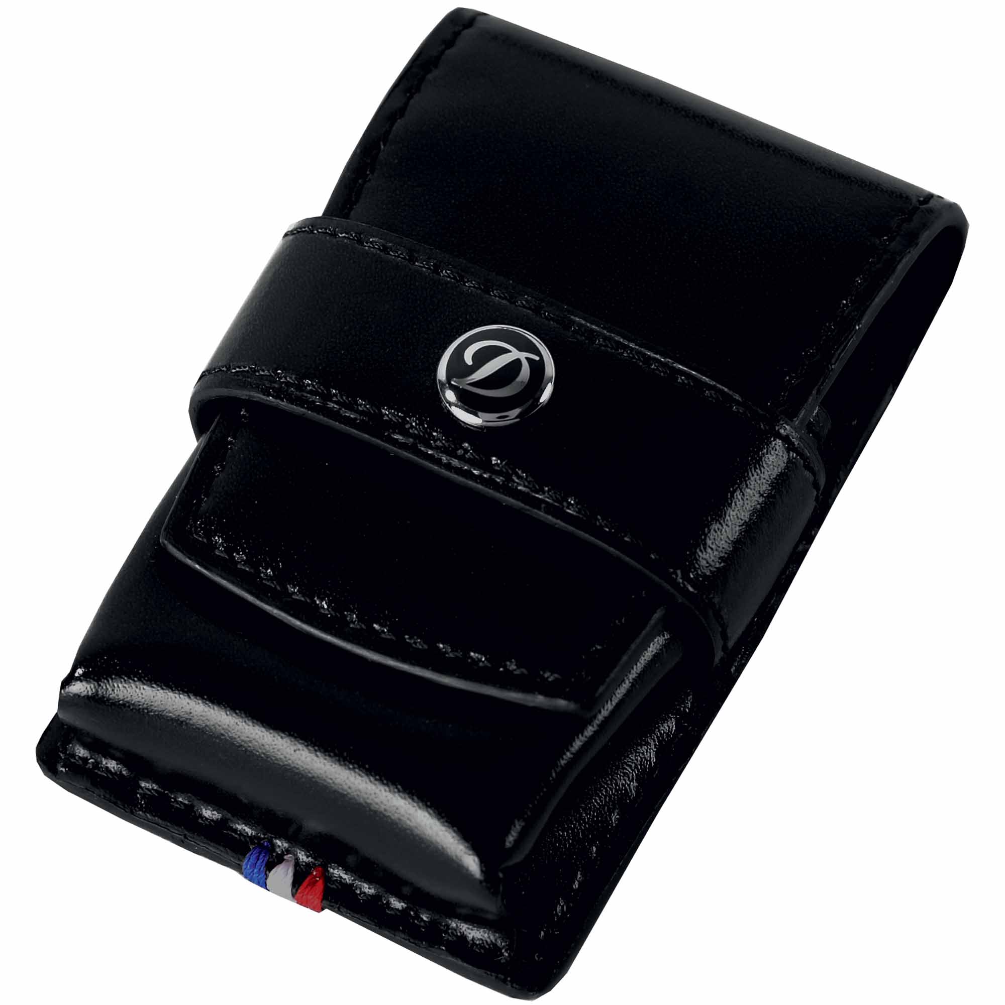 st-dupont-feuerzeugetui-ligned-180024-01 S.T. Dupont Line D Lighter Case Black (180024)