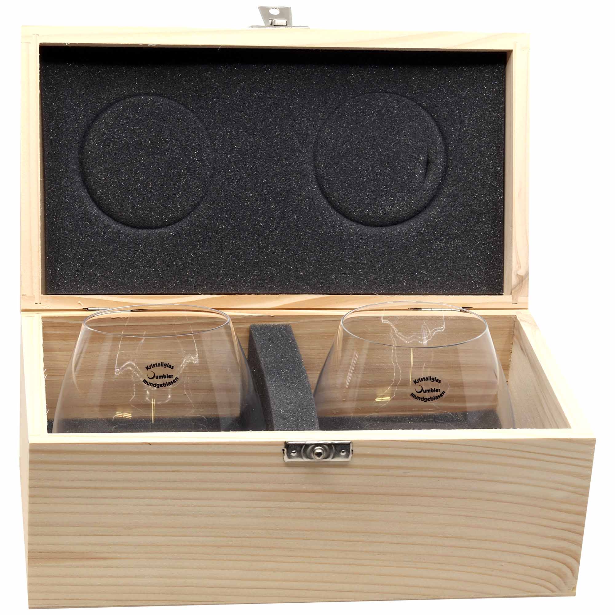 wumbler-soufflé-cristal-lisse-1 Verres à whisky Wumbler set de 2 dans une boîte en bois
