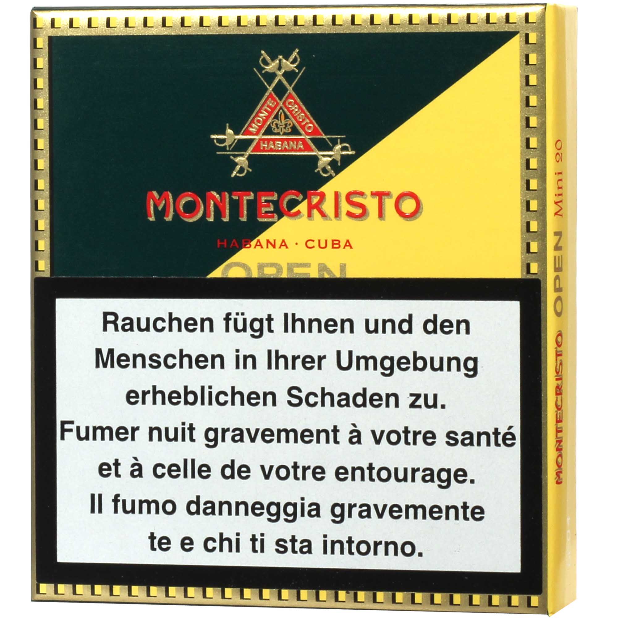 montecristo_zigarillo_open_mini_20s Montecristo Serie Open Mini