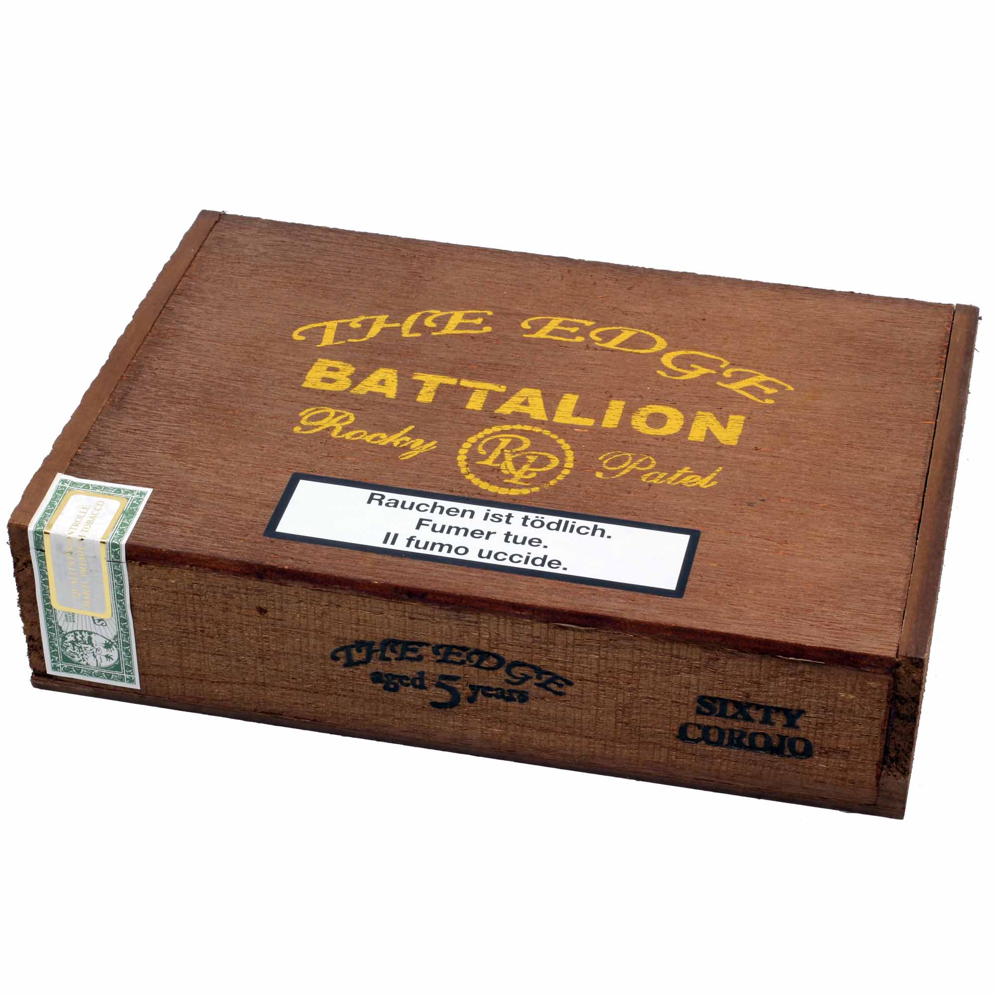 rockypateltheedgecorojosixty20s Rocky Patel Zigarren The Edge Corojo Battalion Sixty