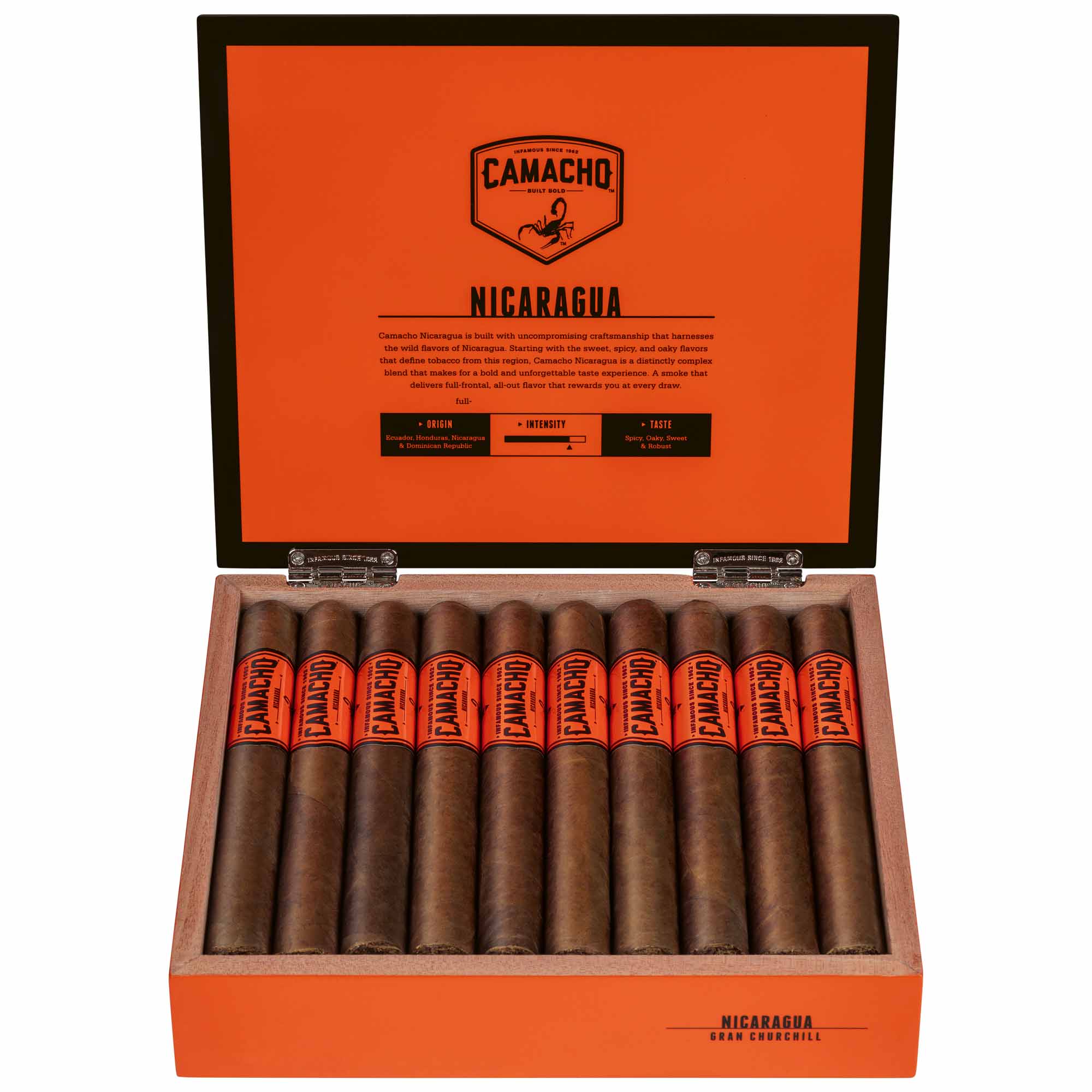 camacho-nicaragua-churchill-grande-20er Camacho Nicaragua Gran Churchill