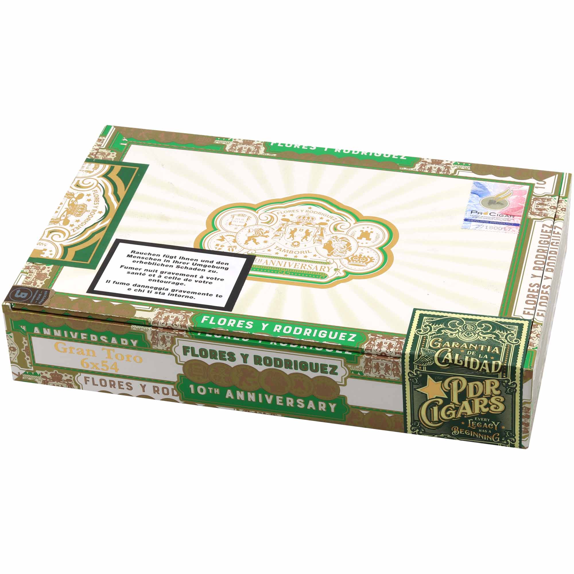 flores-y-rodriguez-10yr-gran-toro-24s Flores y Rodriguez 10th Anniversary Gran Toro