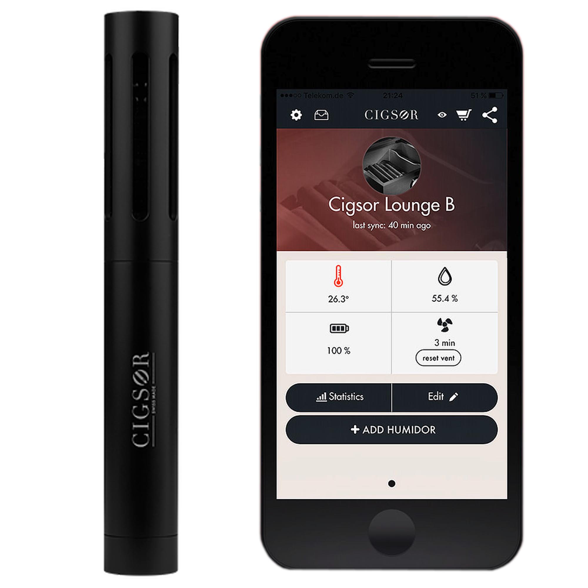 cigsor_sensor_classic_01 Hygromètre Cigsor Classic