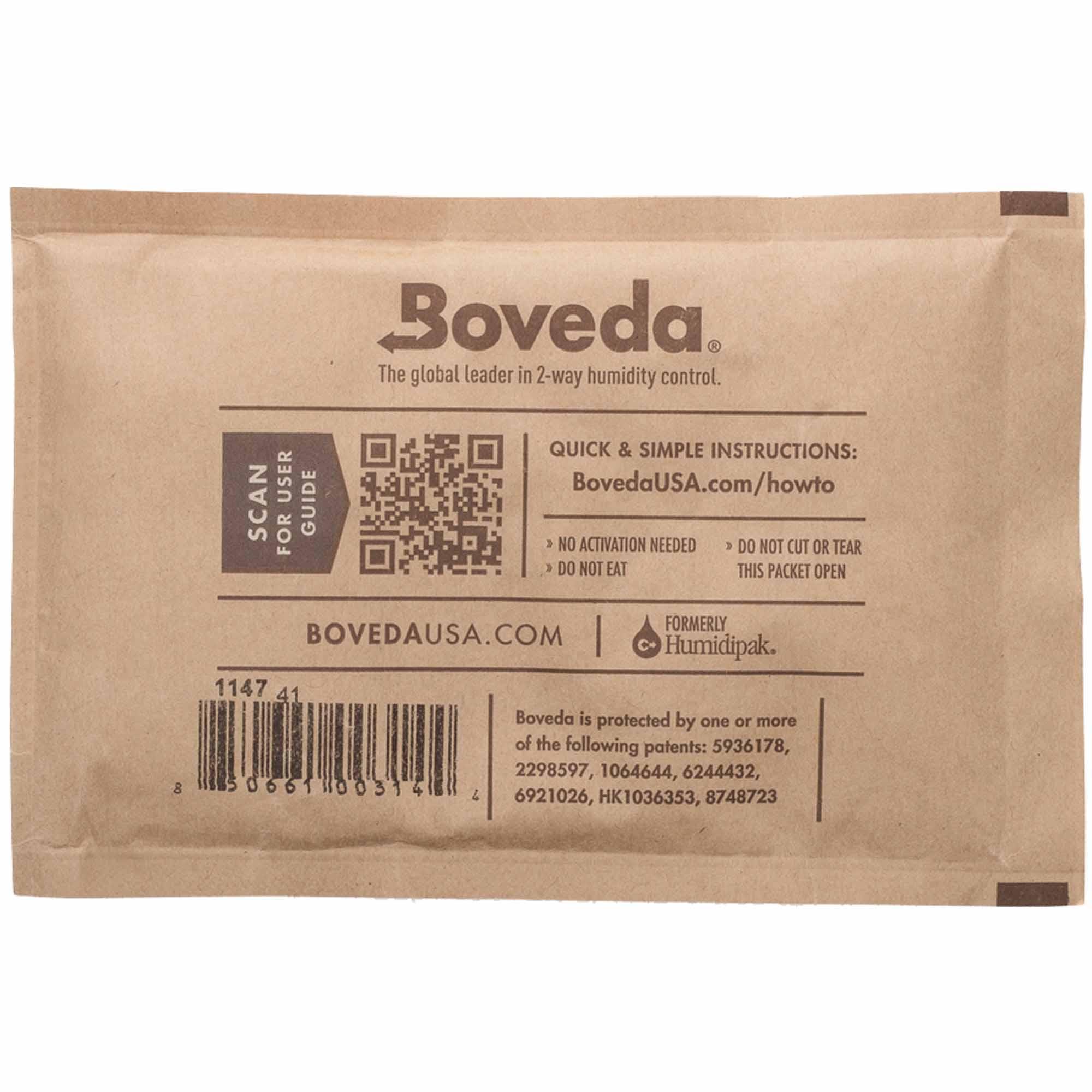 boveda-humidipad-75-60-02 Boveda Humidipak 75 % RH (Beutel mit 60 Gramm)