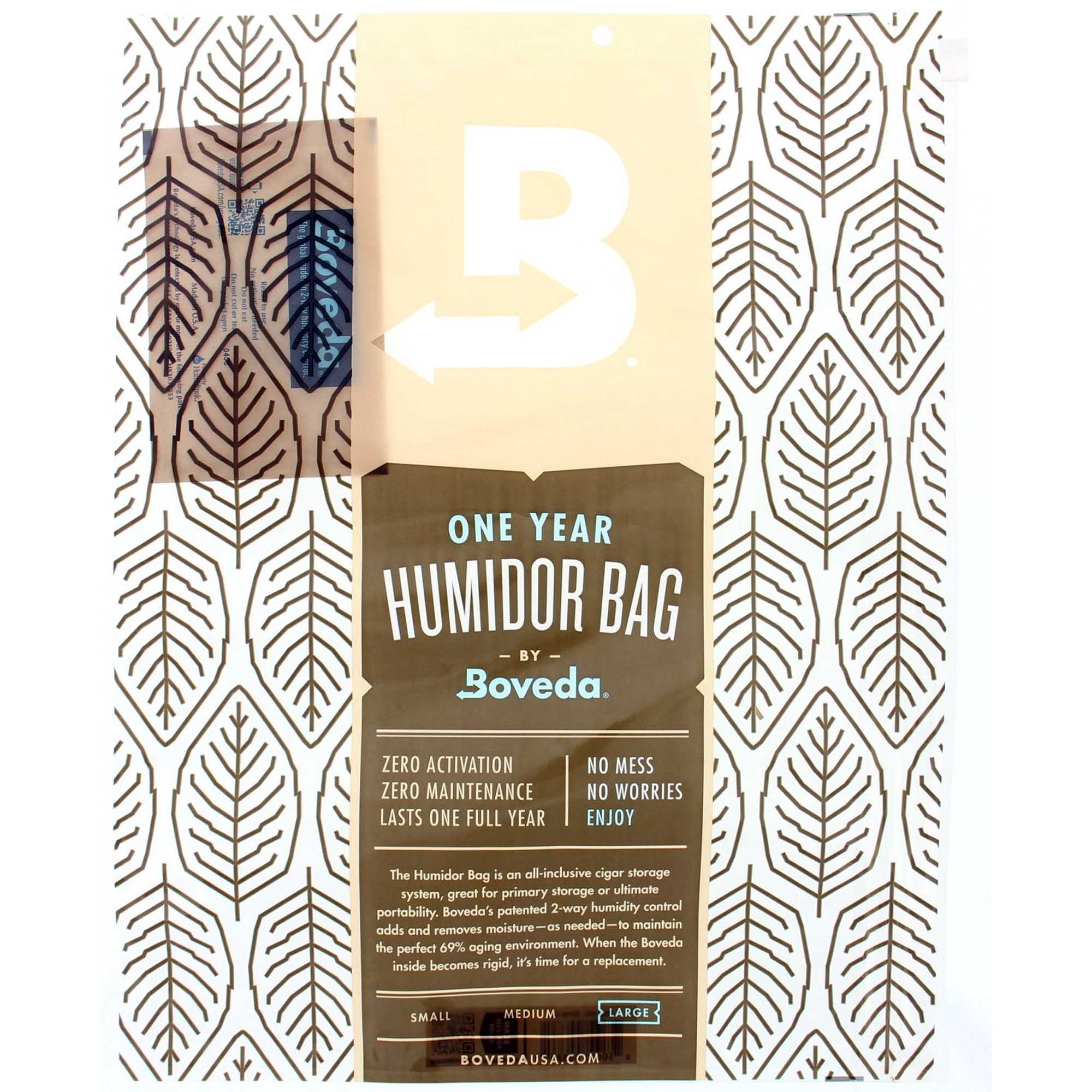 Boveda-humidor-bag-large-01 Boveda Sachet Humidipak One Year pour cave à cigares, grand format