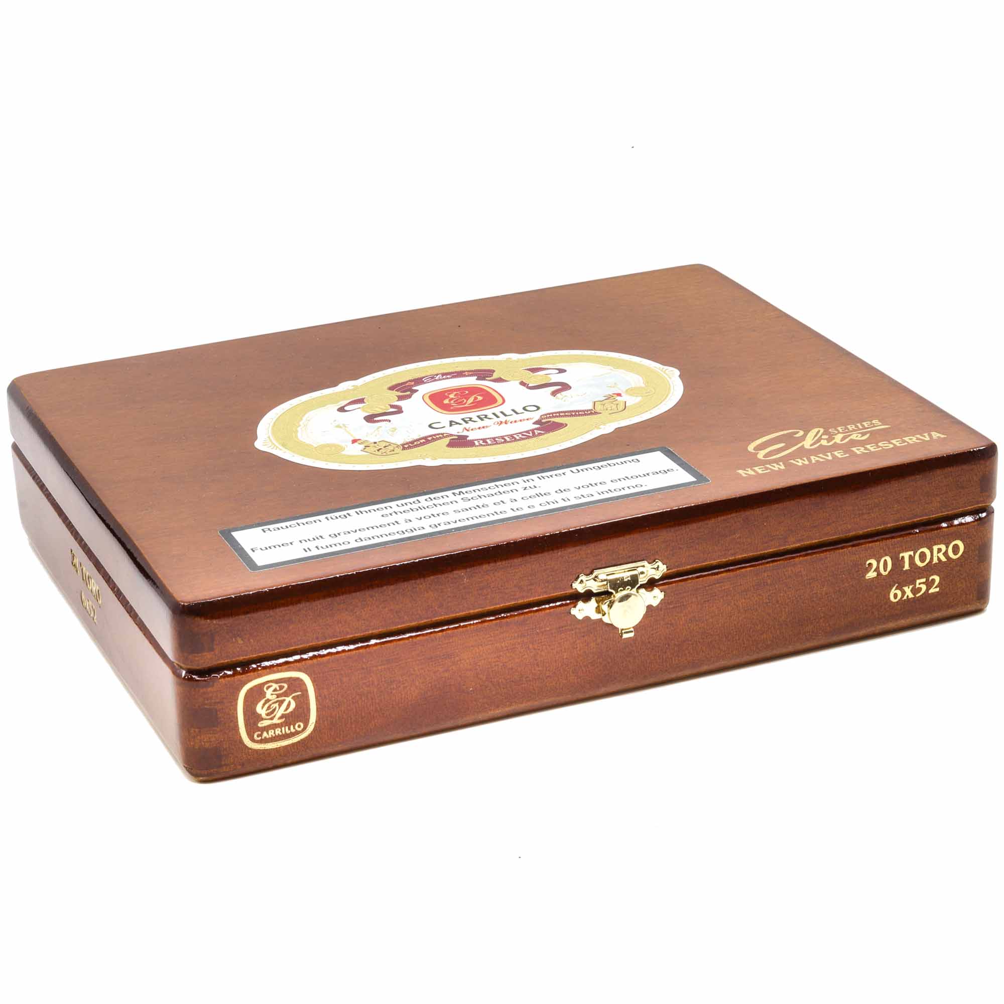 EP_Carrillo_New_Wave_Reserva_Toro_carton_20 E.P. Carrillo New Wave Reserva Toro Coffret de 20 cigares