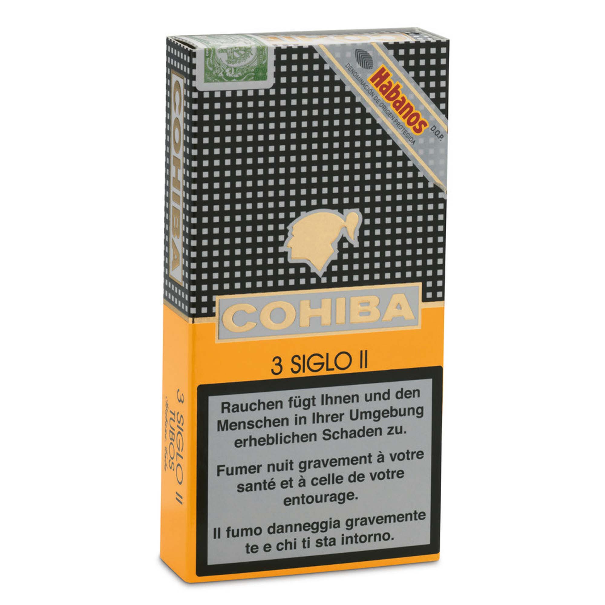 CohibaSigloIIAT_3 Sigari Cohiba Linea 1492 Siglo II Tubos