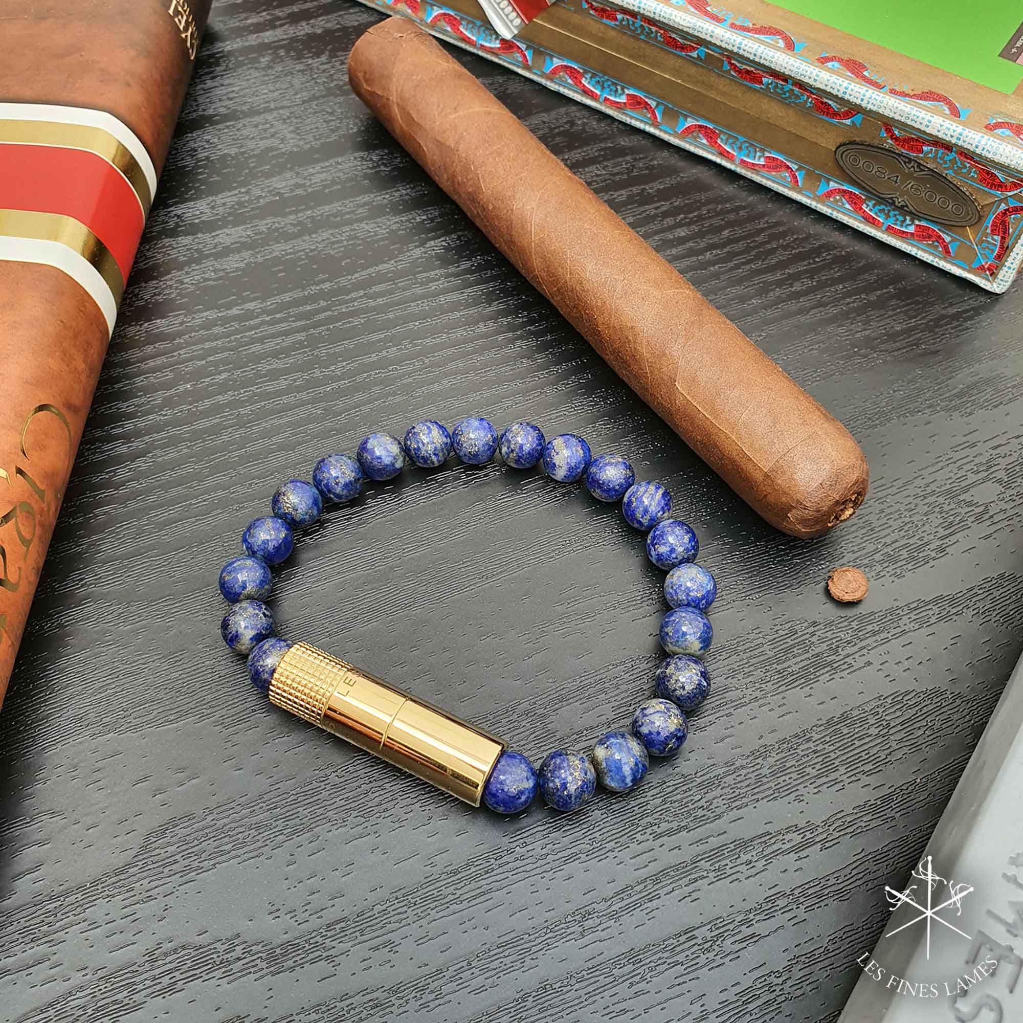 lfl-bracciale-lapus-lazuli-oro-03 Bracciale Les Fines Lames Solo Oro Lapislazzuli