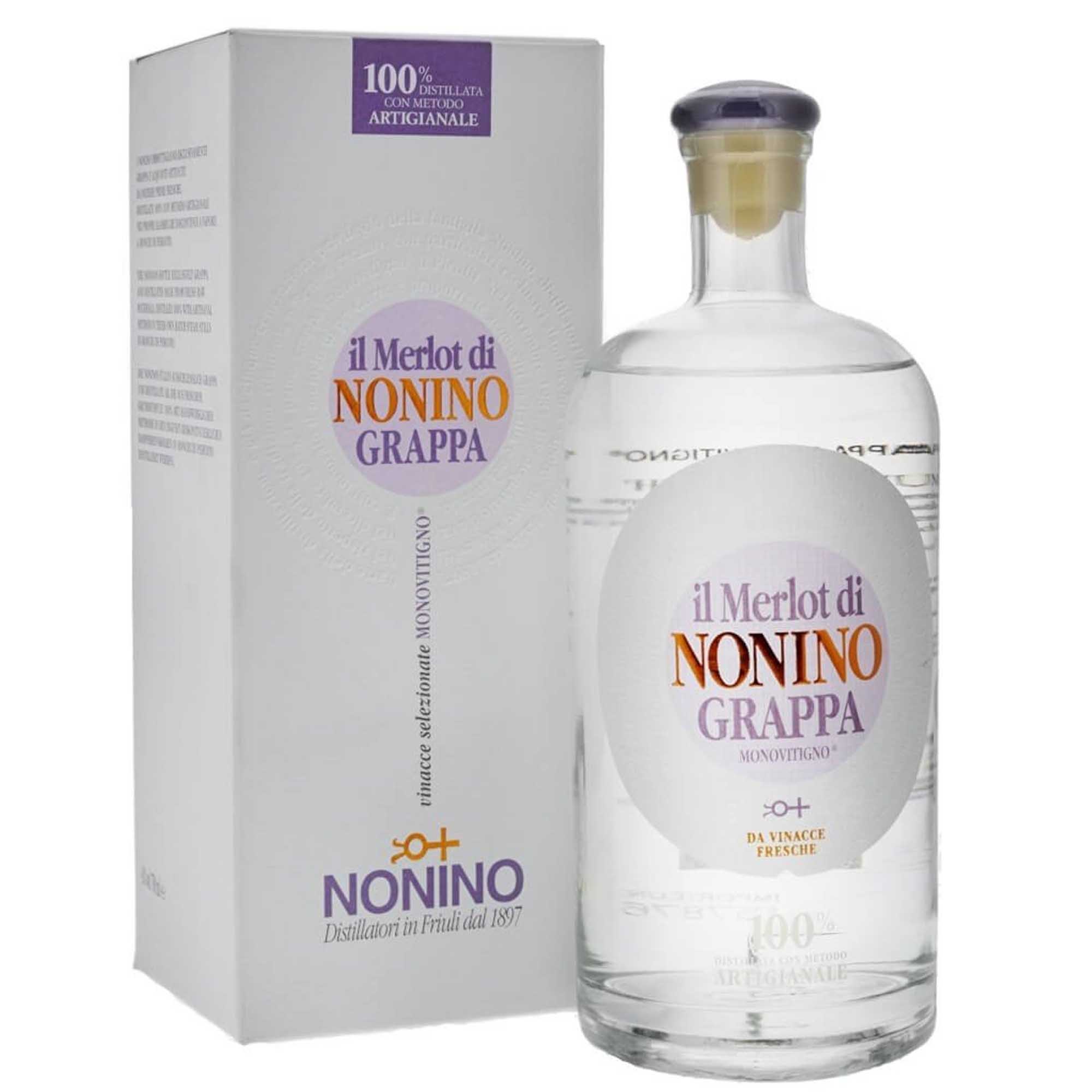 noninograppailmerlot70cl Nonino Grappa il Merlot 70cl