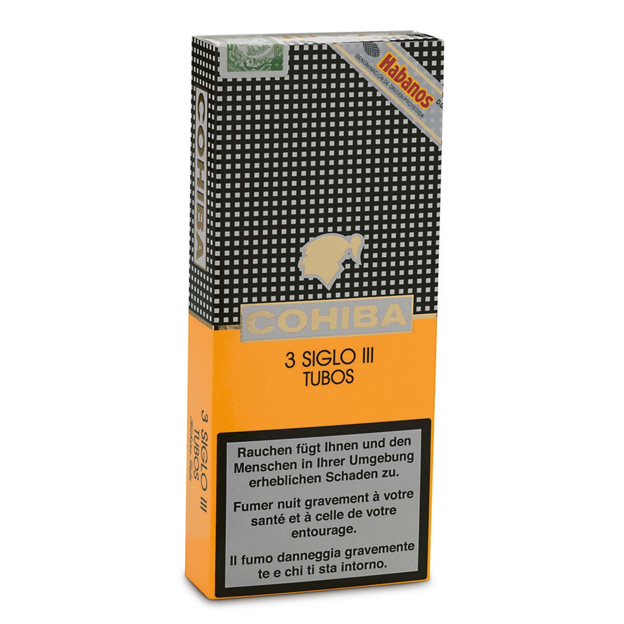 CohibaSigloIIIAT_3 Cigares Cohiba Linea 1492 Siglo III Tubos