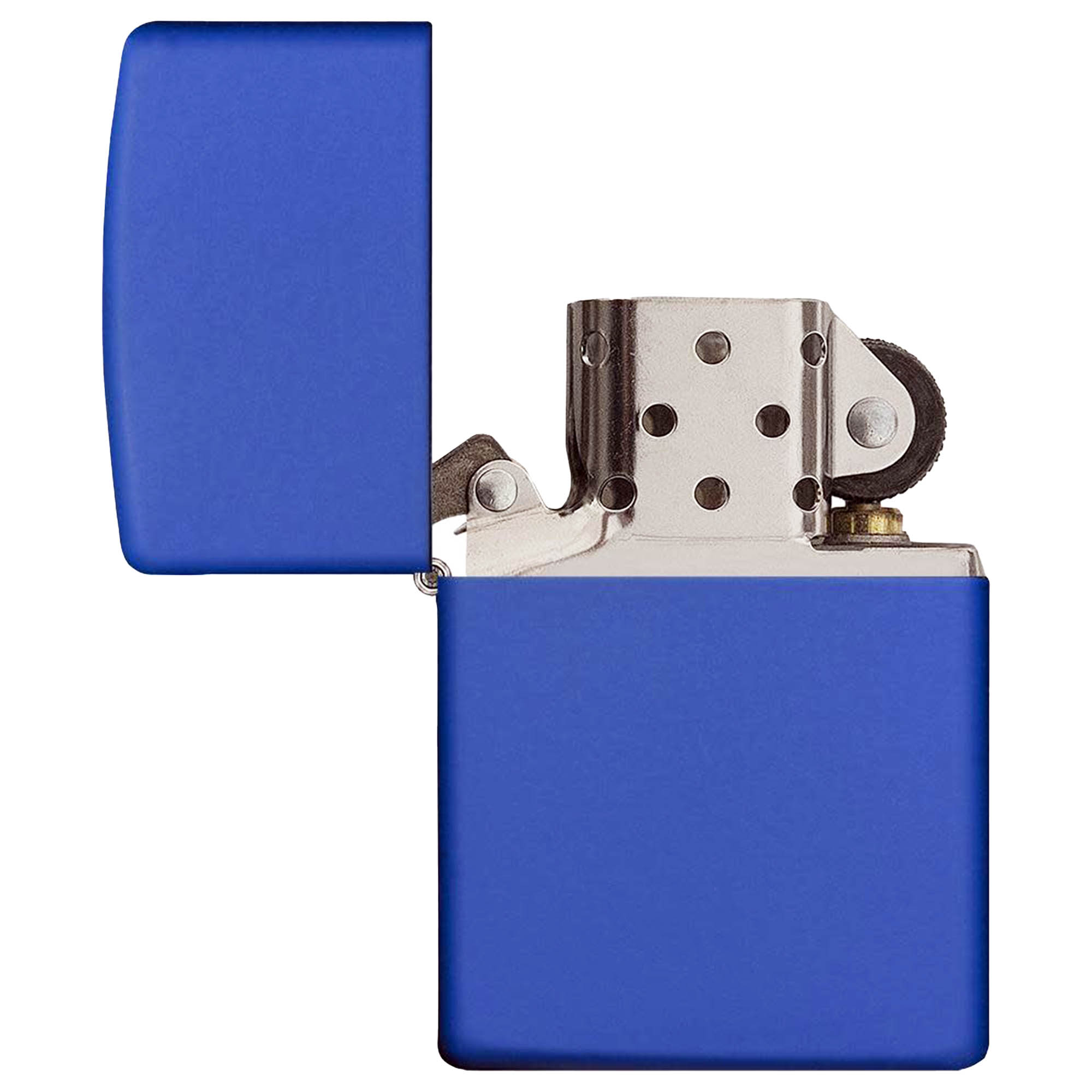 Zippo_Blue_Matte_2 Zippo Lighter Basic Royal Blue Matte