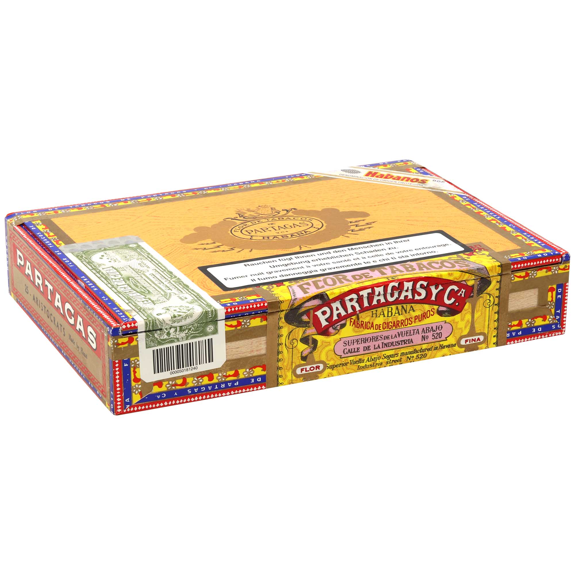 Partagas-aristocrats-25s Partagas Aristocrate