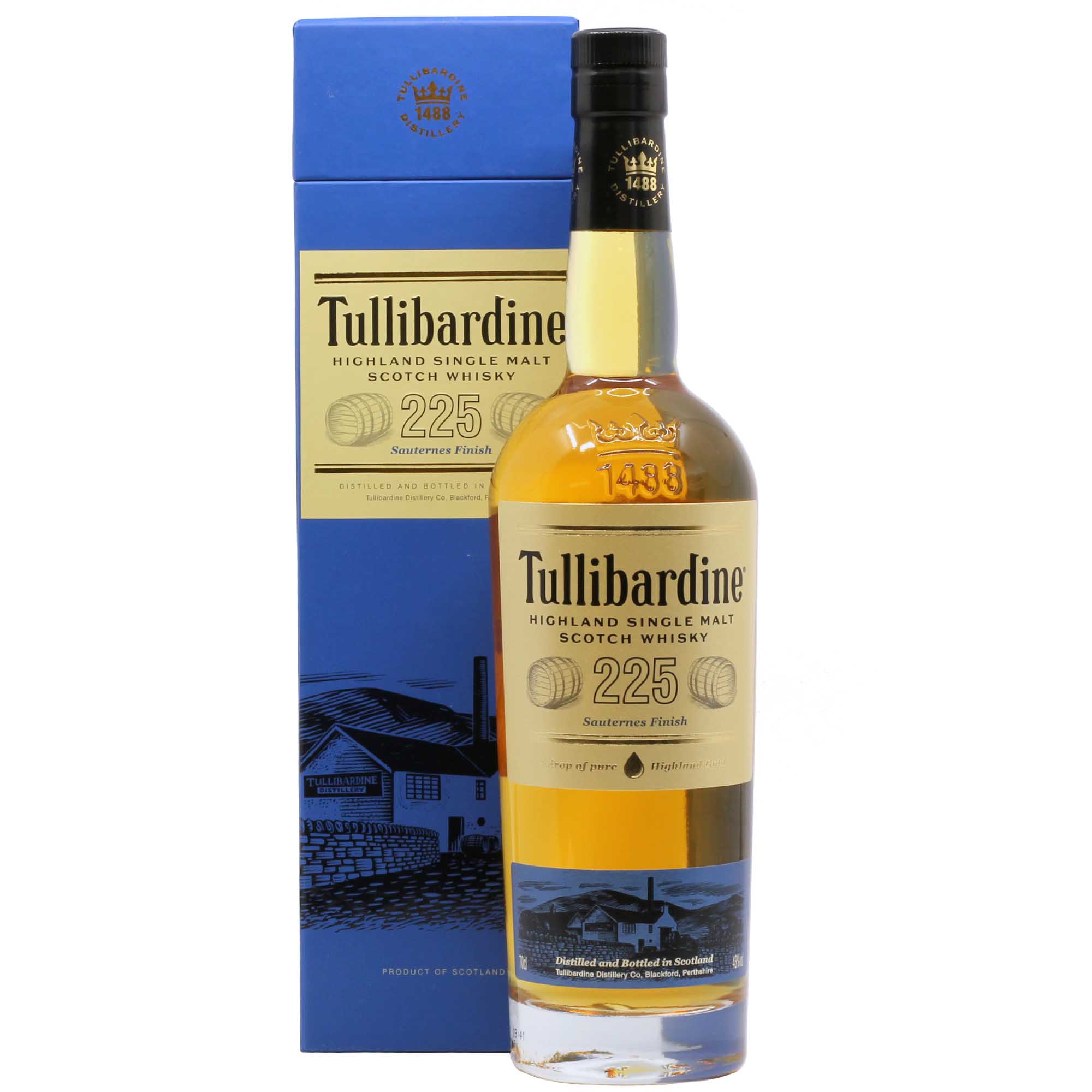tullibardin22501 Tullibardine Whisky 225 Sauternes Finish 70cl