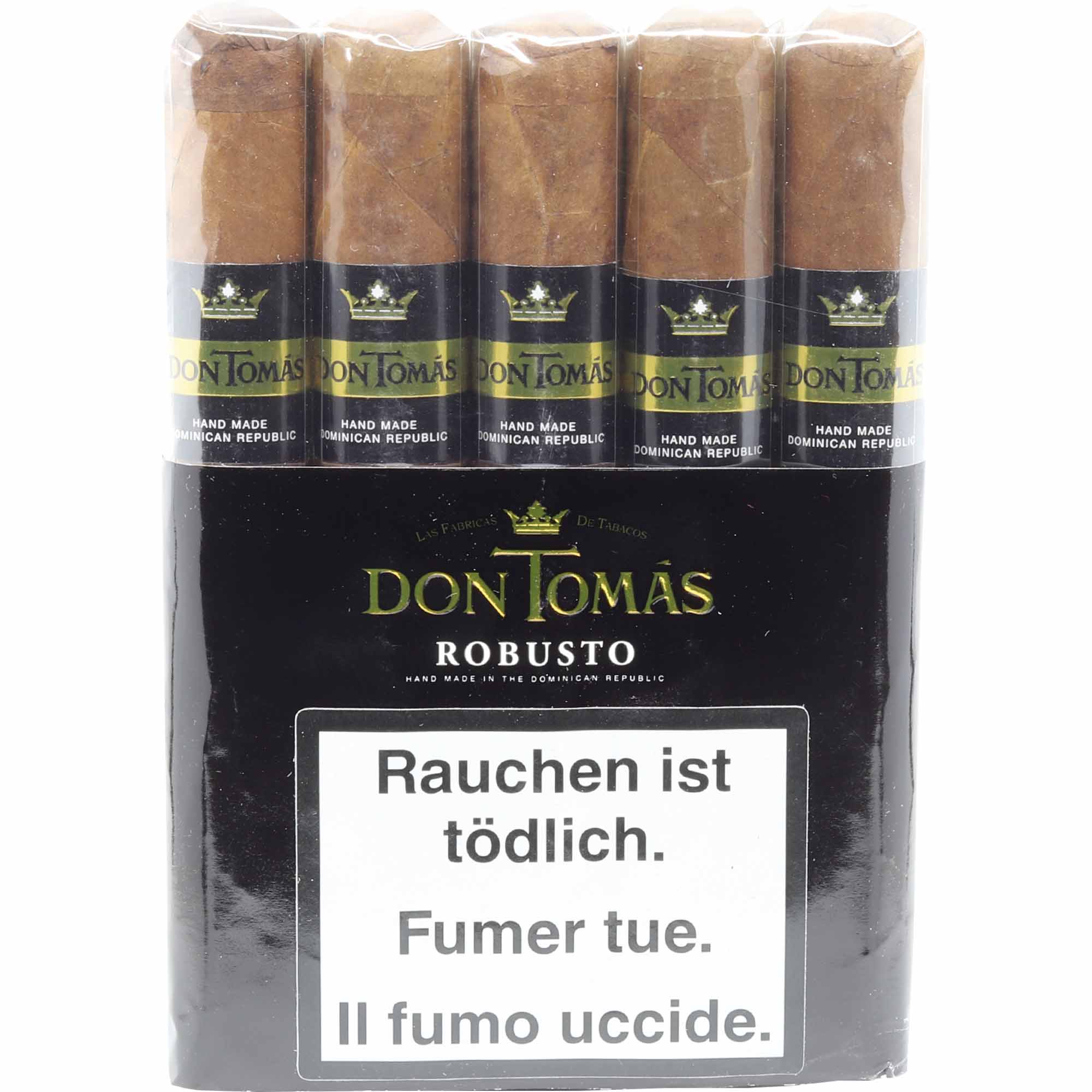 Don Tomas-robusto-10s Don Tomas Pacchetto Robusto