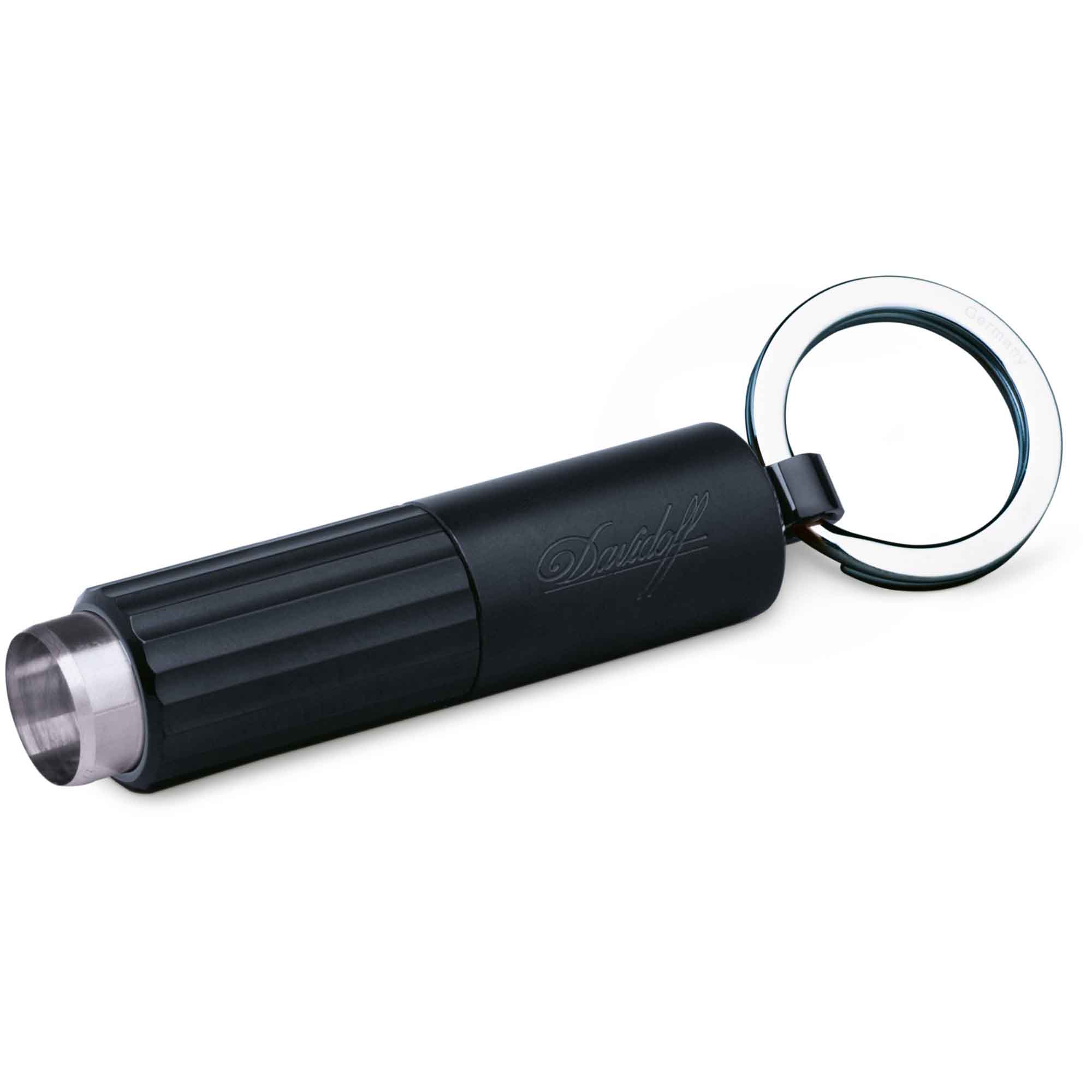 davidoff-zigarrenbohrer-black-100125-02 Trapano per sigari Davidoff DuoCut nero satinato (100125)