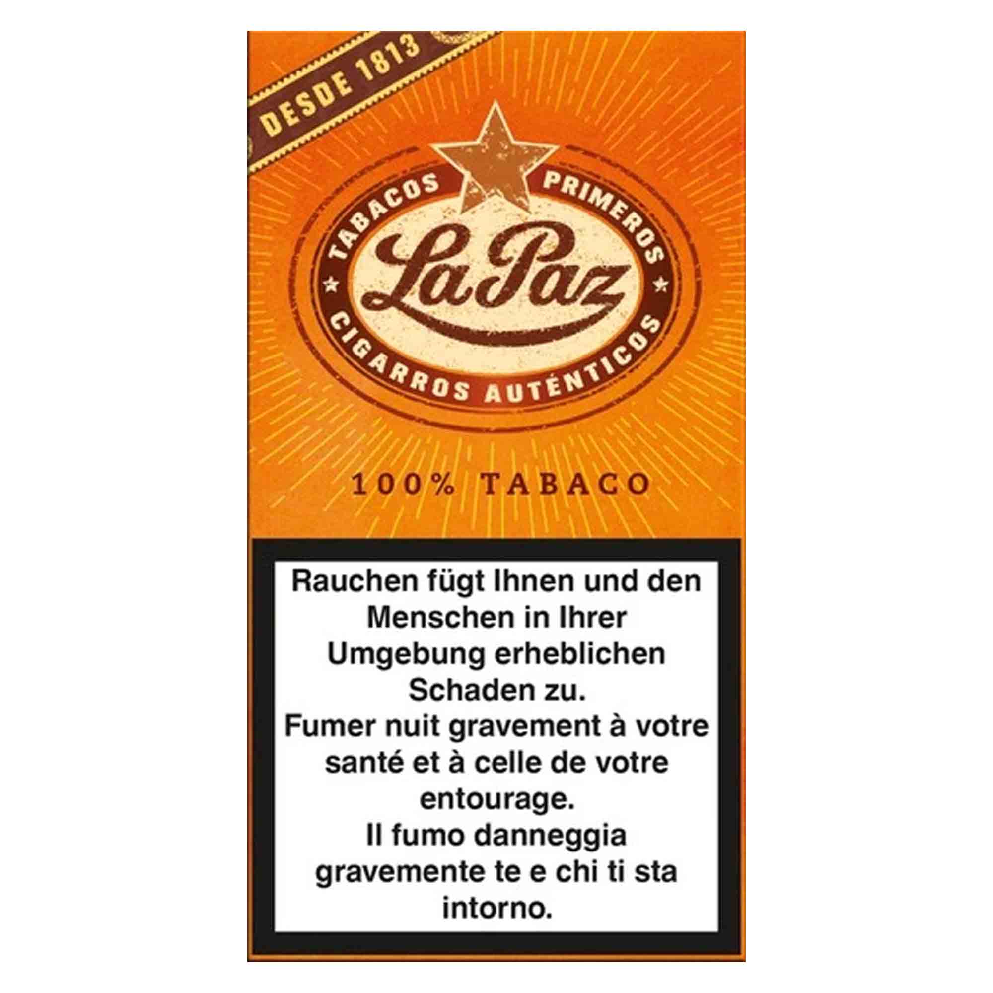 La Paz Wilde Cigarillos, confezione da 5 La Paz Wilde Cigarillos, confezione da 5