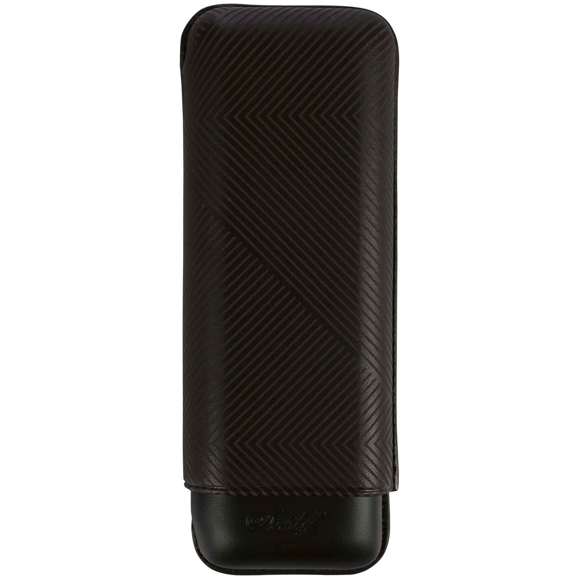 davidoff-zigarrenetui-xl-2-leaf-schwarz-105601-01 Portasigari Davidoff XL-2 Leaf nero (105601)