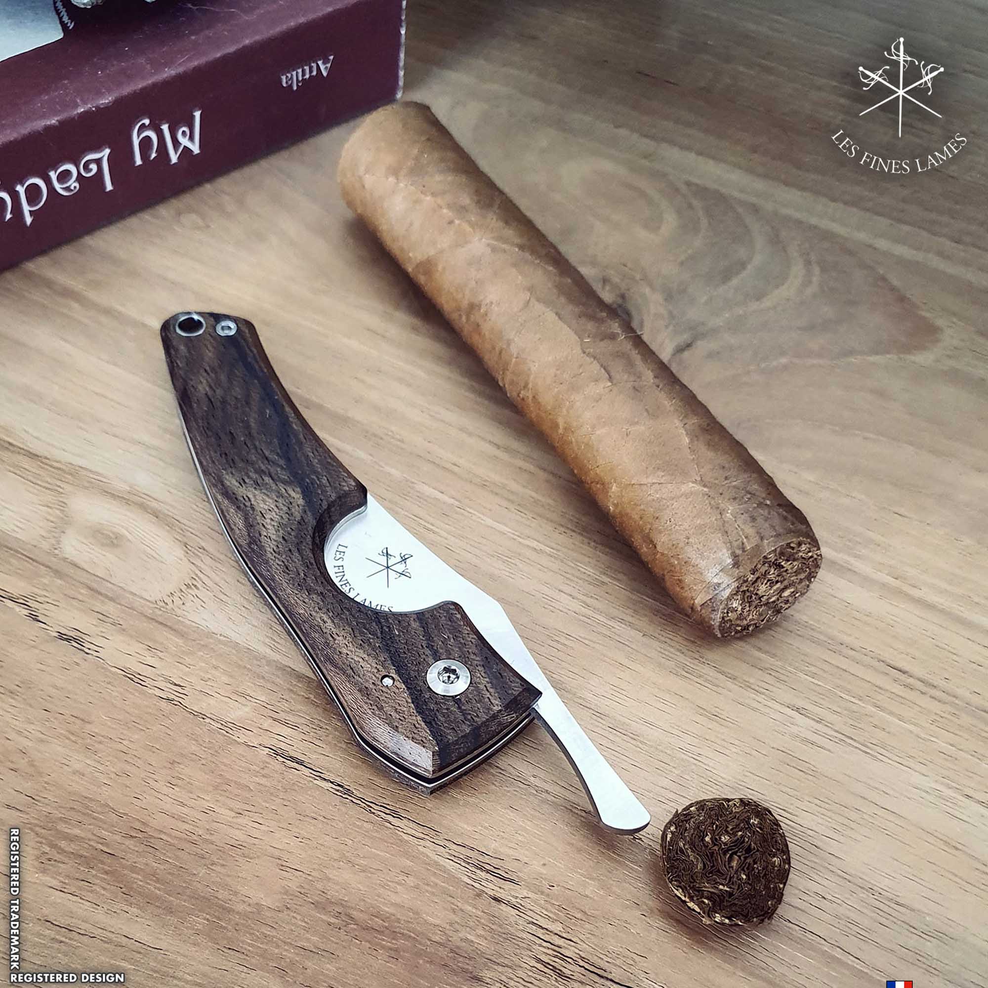 Les Fines Lames cigar knife Le Petit Ziricote (CC0201004)