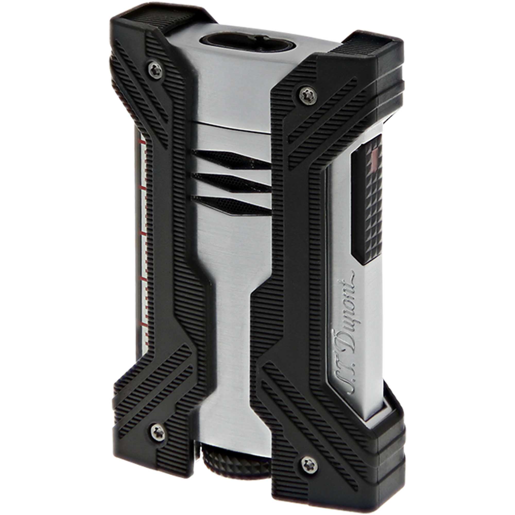 st-dupont-defi-xxtreme-chrome-black-01 S.T. Dupont Defi Extreme Chrome brushed XXtreme (021602)