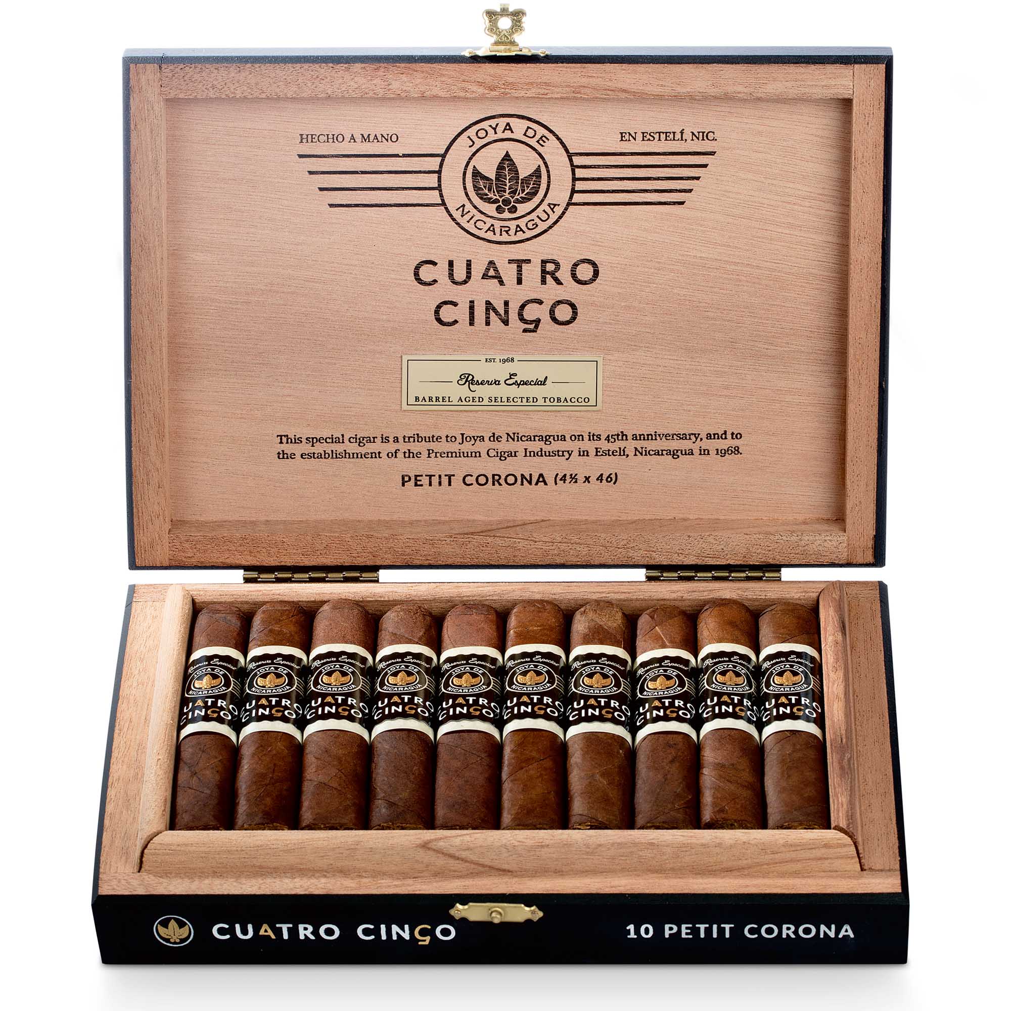jdn_cuatro_cinco_petit_corona_10s Joya de Nicaragua Cuatro Cinco Petit Corona