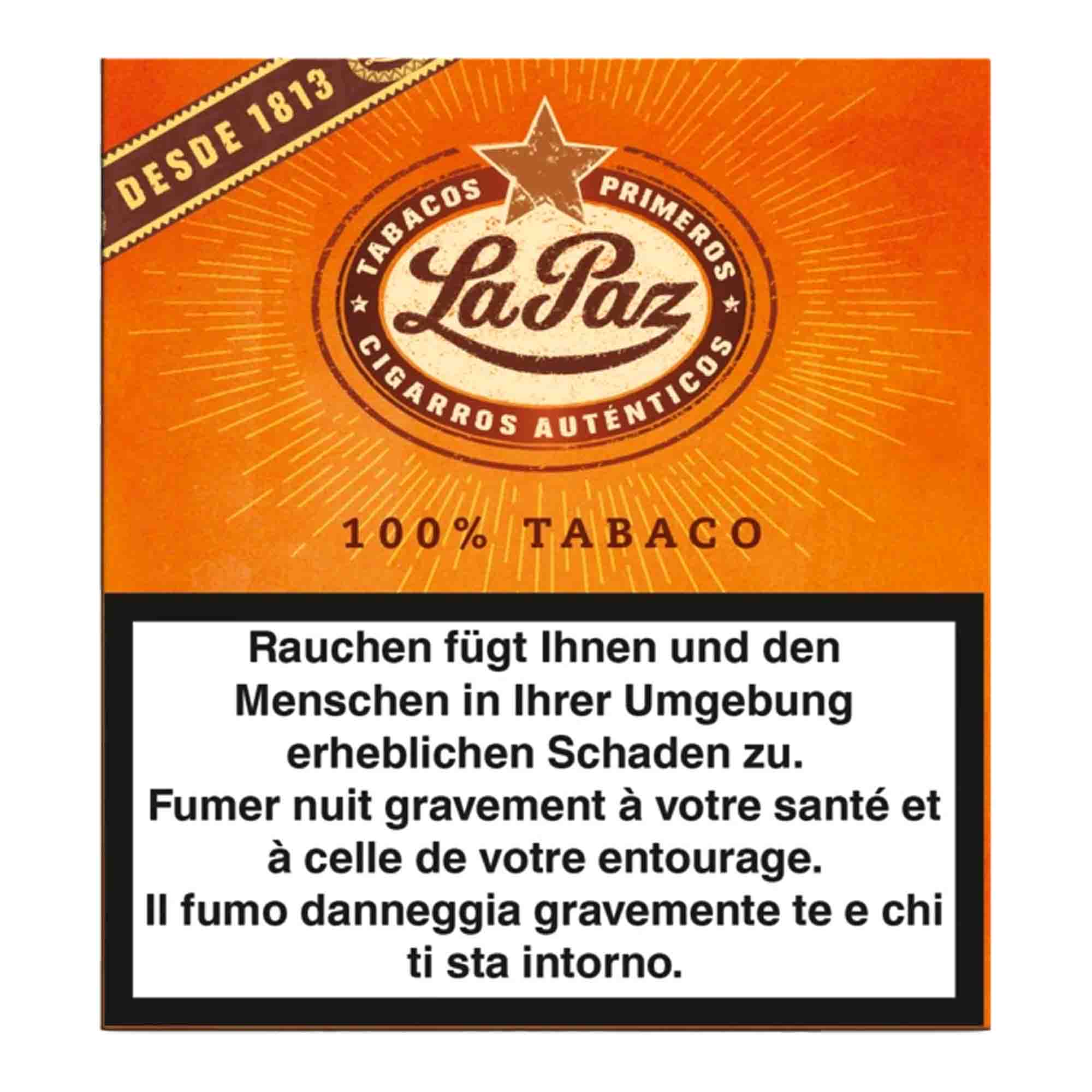 La Paz Cigarillos, confezione da 10