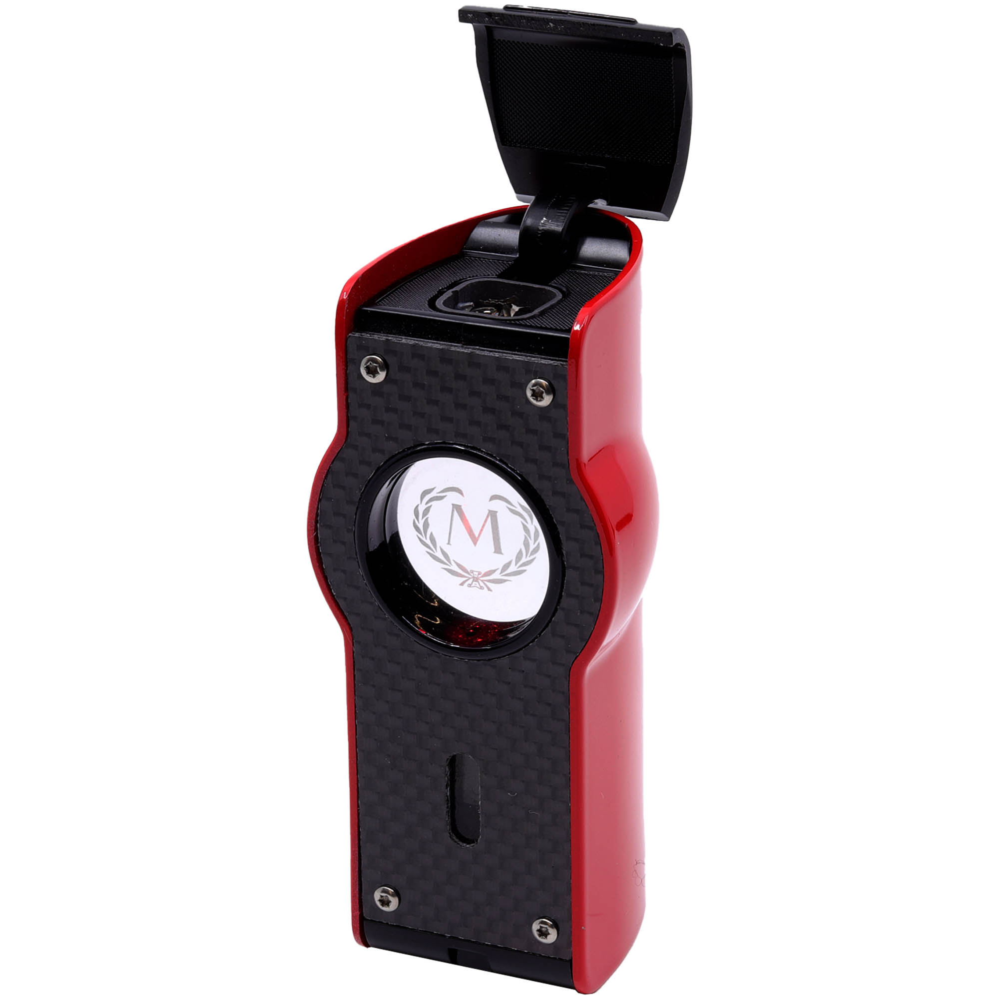 Myon 4-fach Jet Tischfeuerzeug rot