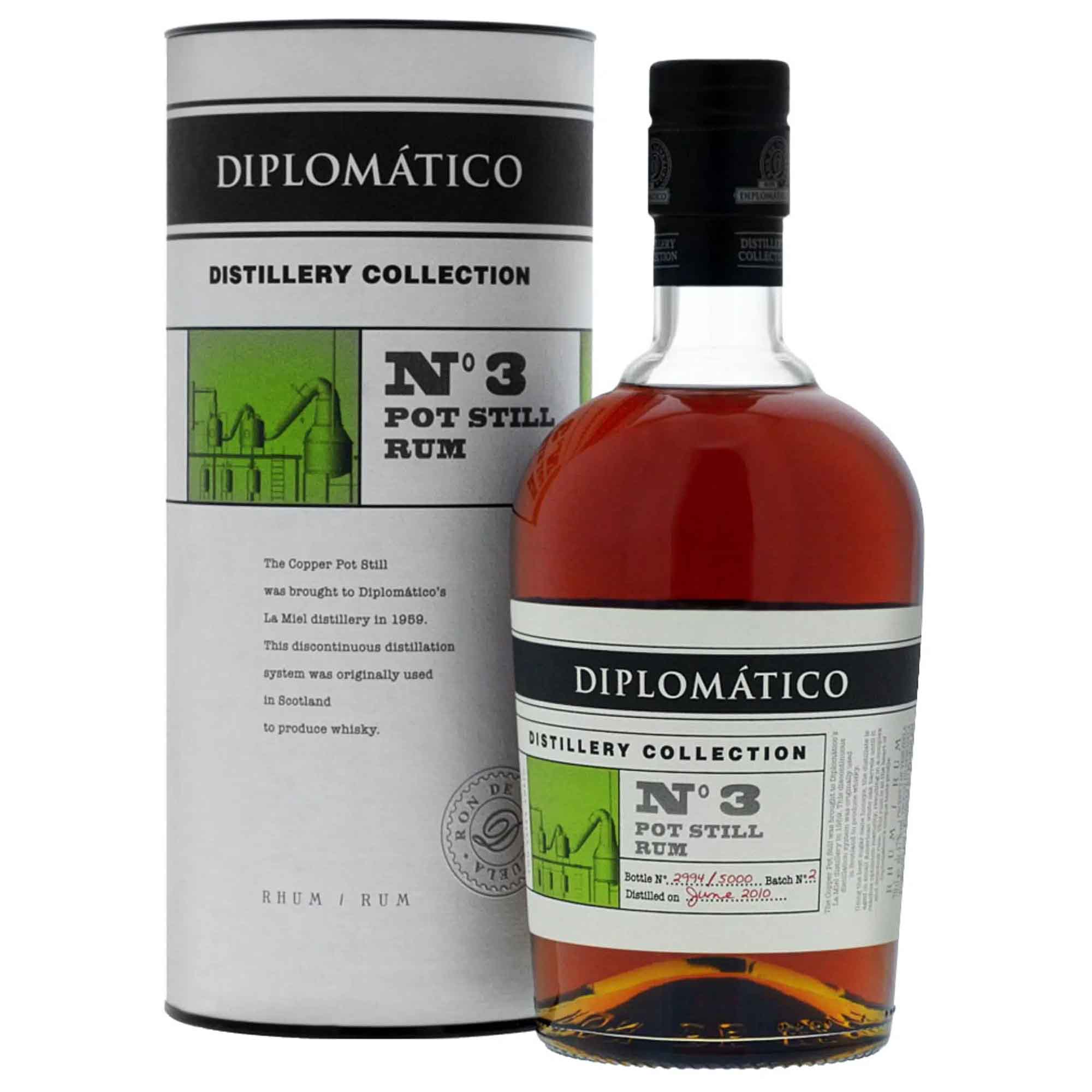 diplomatico-distilleria-collezione-no3-01 Diplomatico Distillery Collection n. 3 Rum Pot Still 70 cl