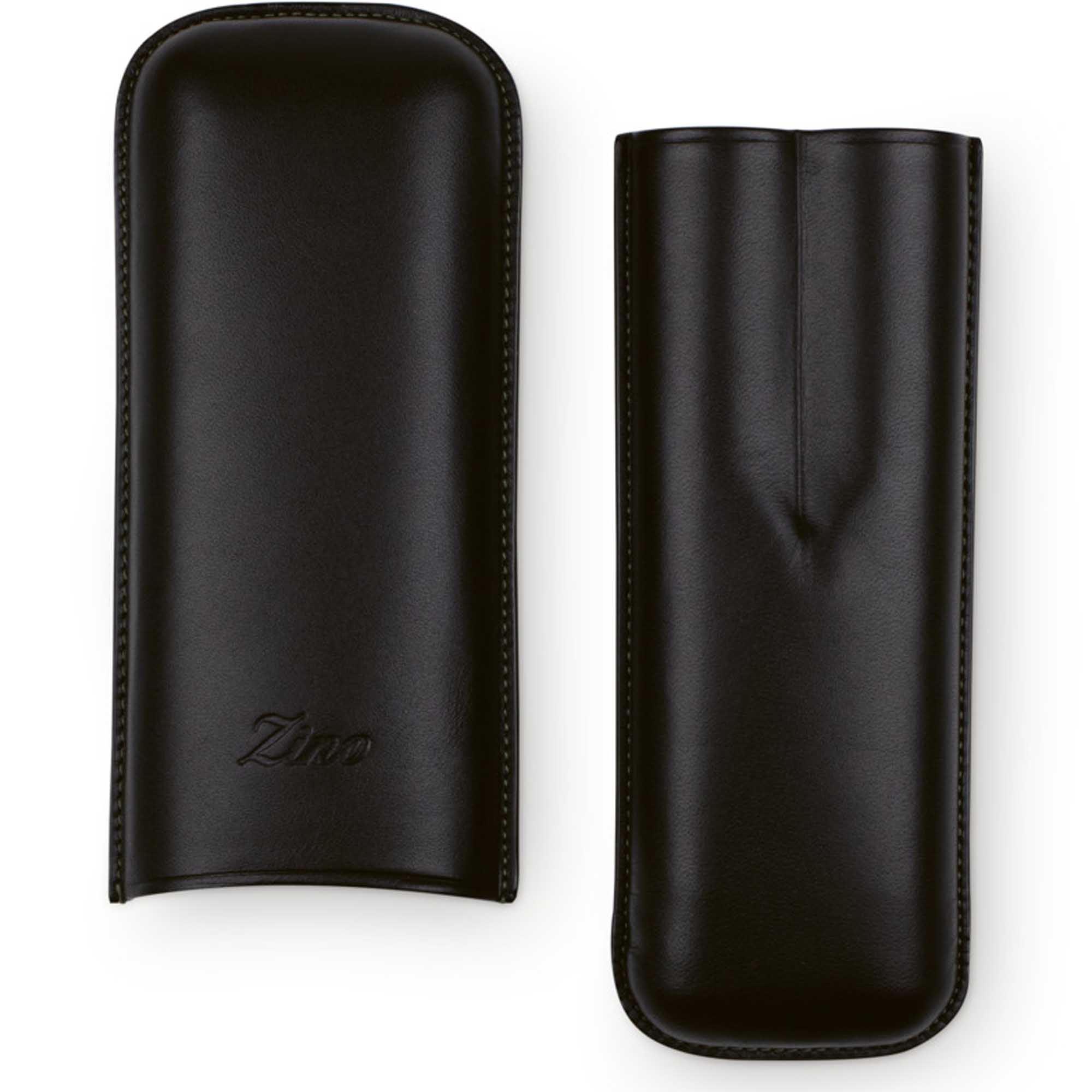 Porta sigari in pelle Zino Robusto XL-2 nero
