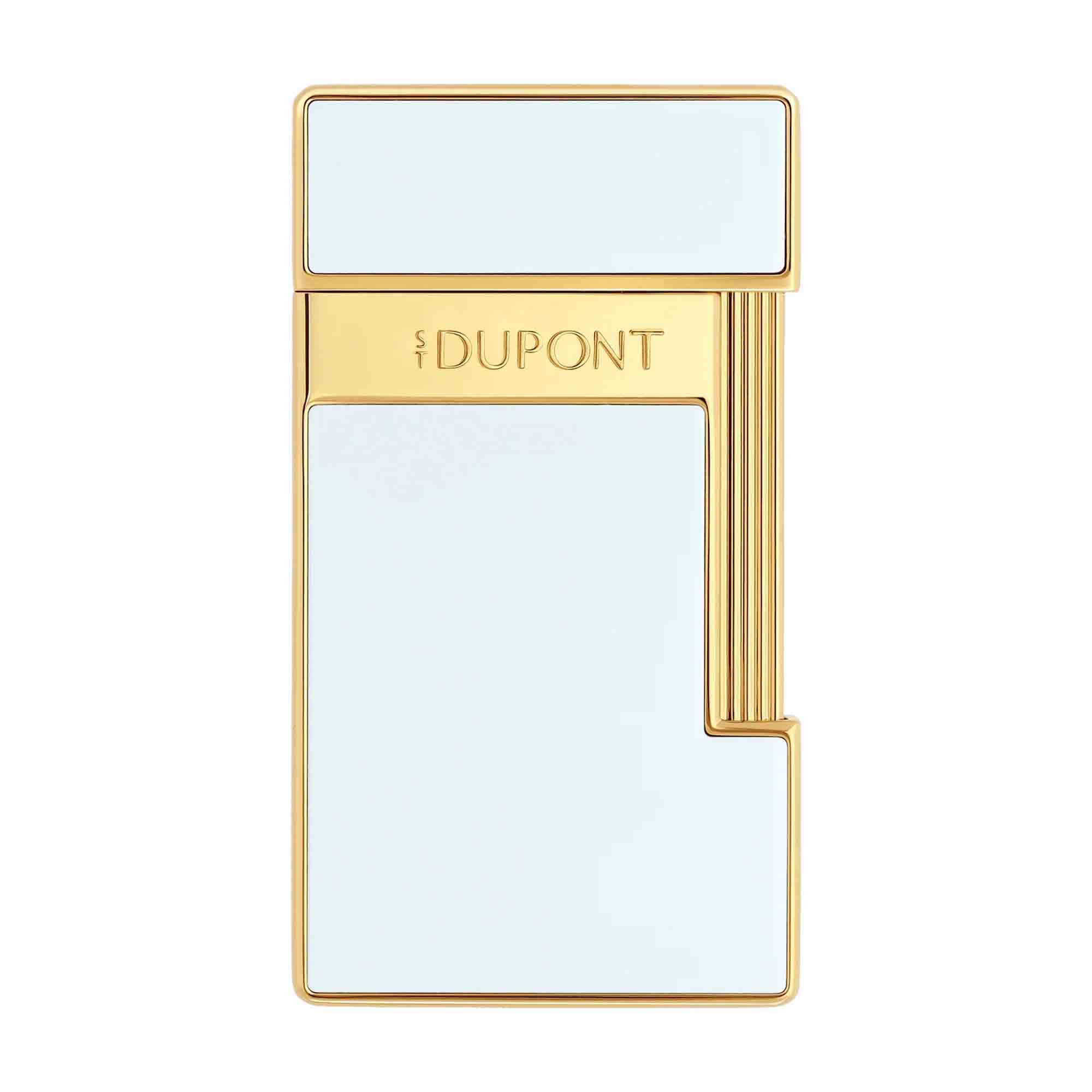 S.T. Dupont Slimmy Shiny White Lacquer Golden (028224) S.T. Dupont Slimmy Shiny White Lacquer Golden (028224)
