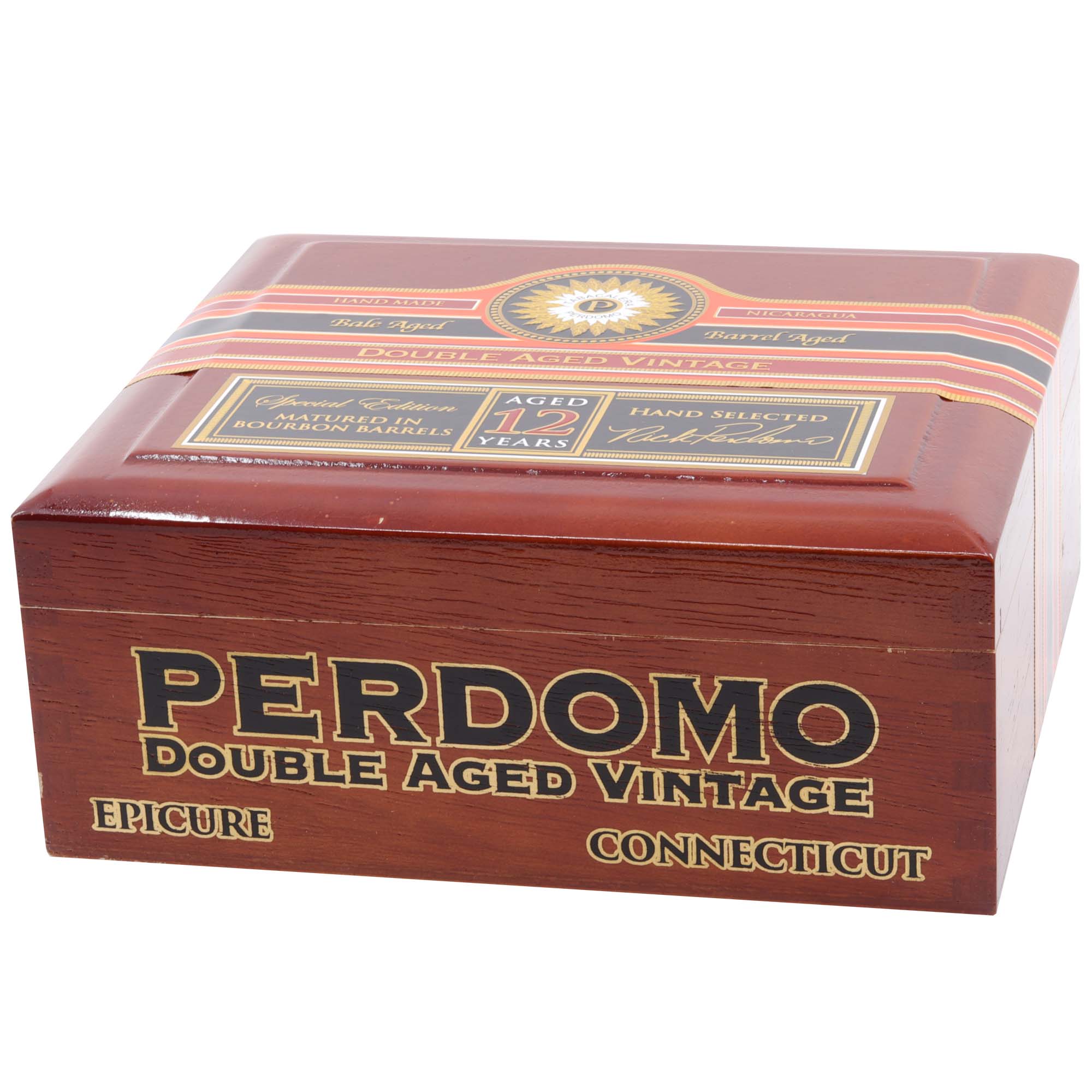 Perdomo-DA-12-Connecticut-Epicure-24 boîtes Perdomo DA12YV Connecticut Epicure