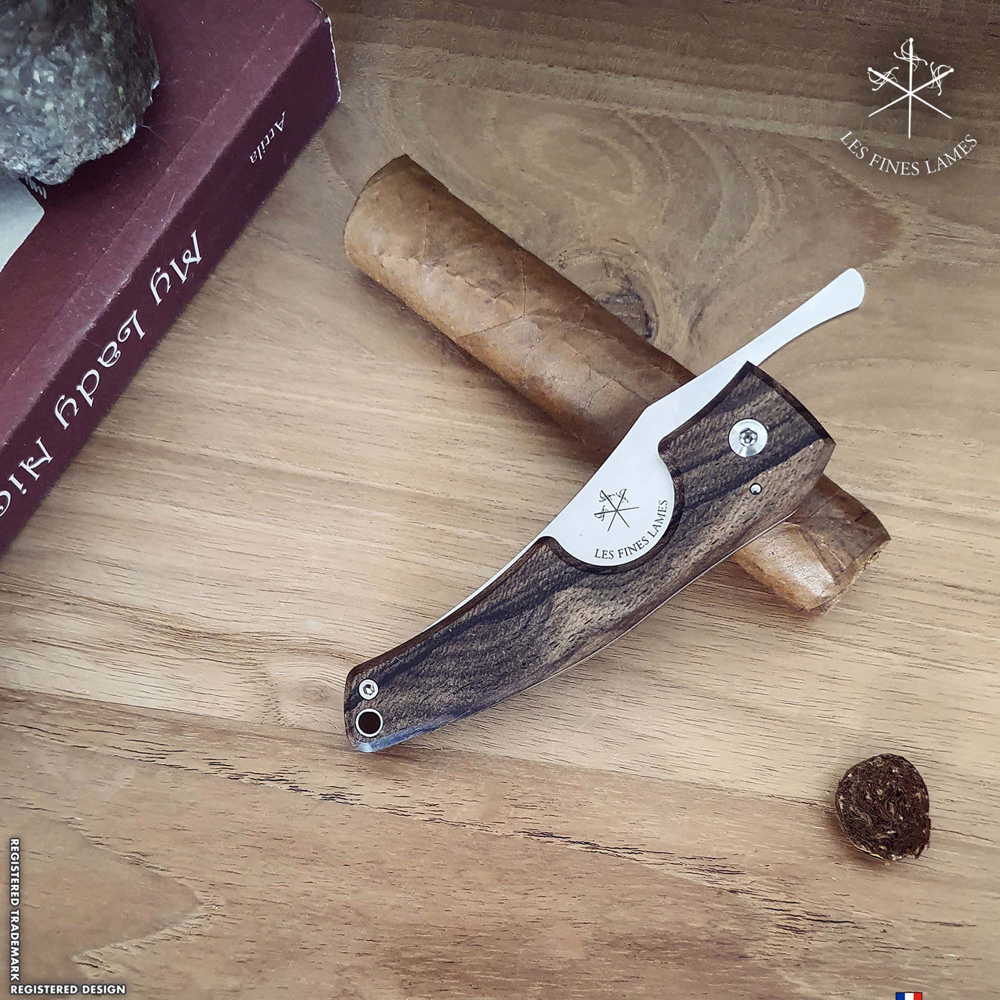 les-fines-lames-le-petite-ziricote-04 Les Fines Lames cigar knife Le Petit Ziricote (CC0201004)