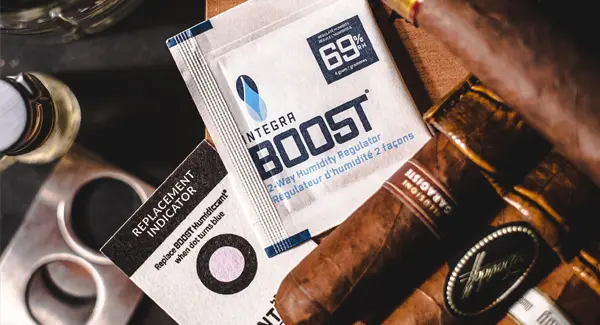 Cossettes humidificatrices Integra Boost pour cigares Cossettes humidificatrices Integra Boost pour cigares