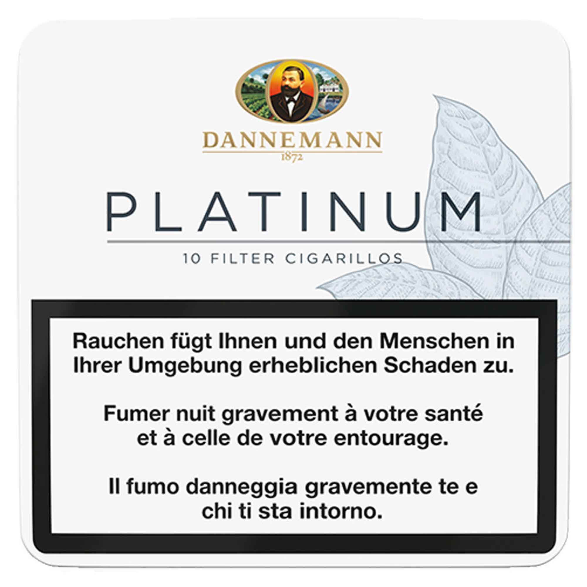 dannemann-platinum-zigarillos-10s Dannemann Platinum 10er Schachtel