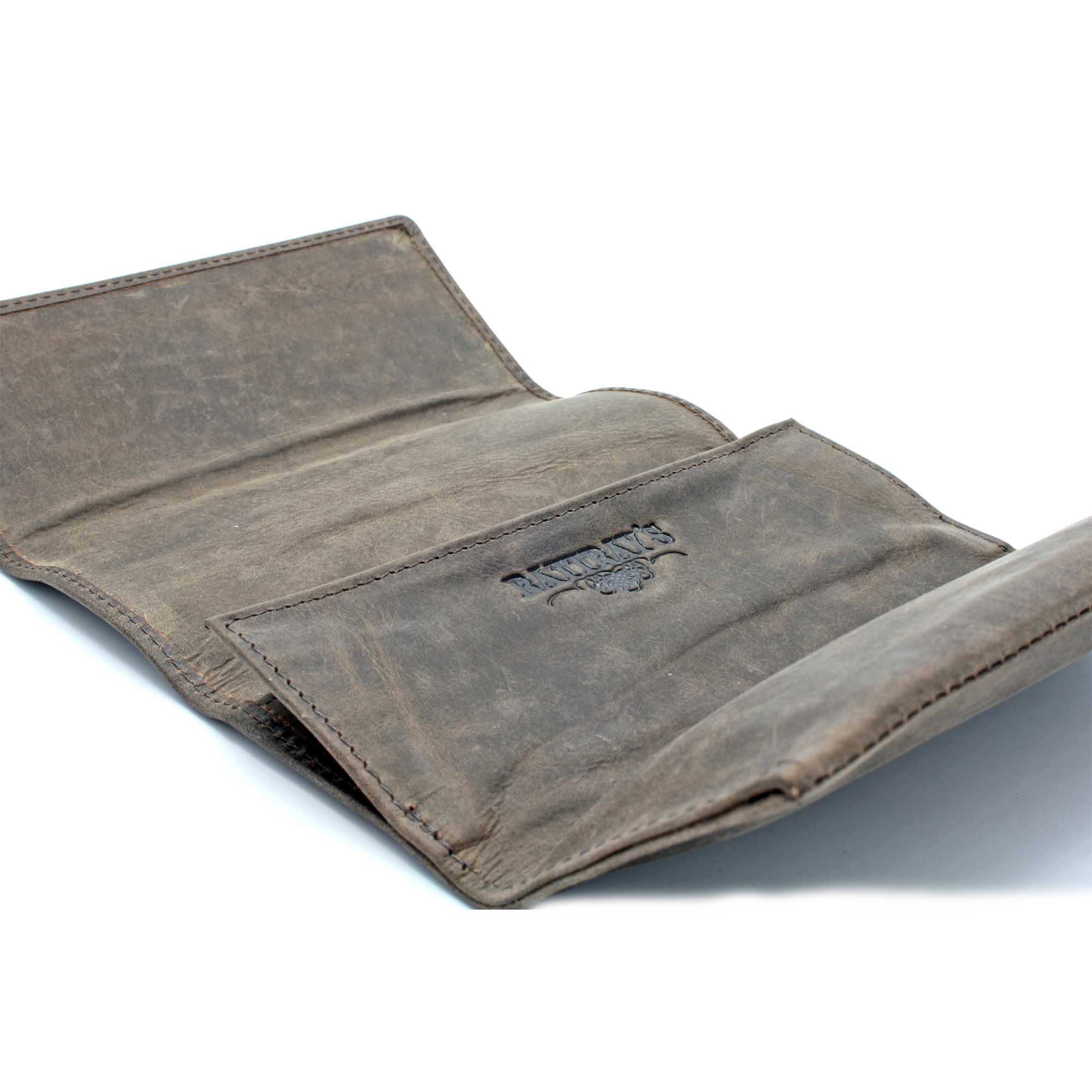 Rattray's Sac à tabac en cuir brun TP1