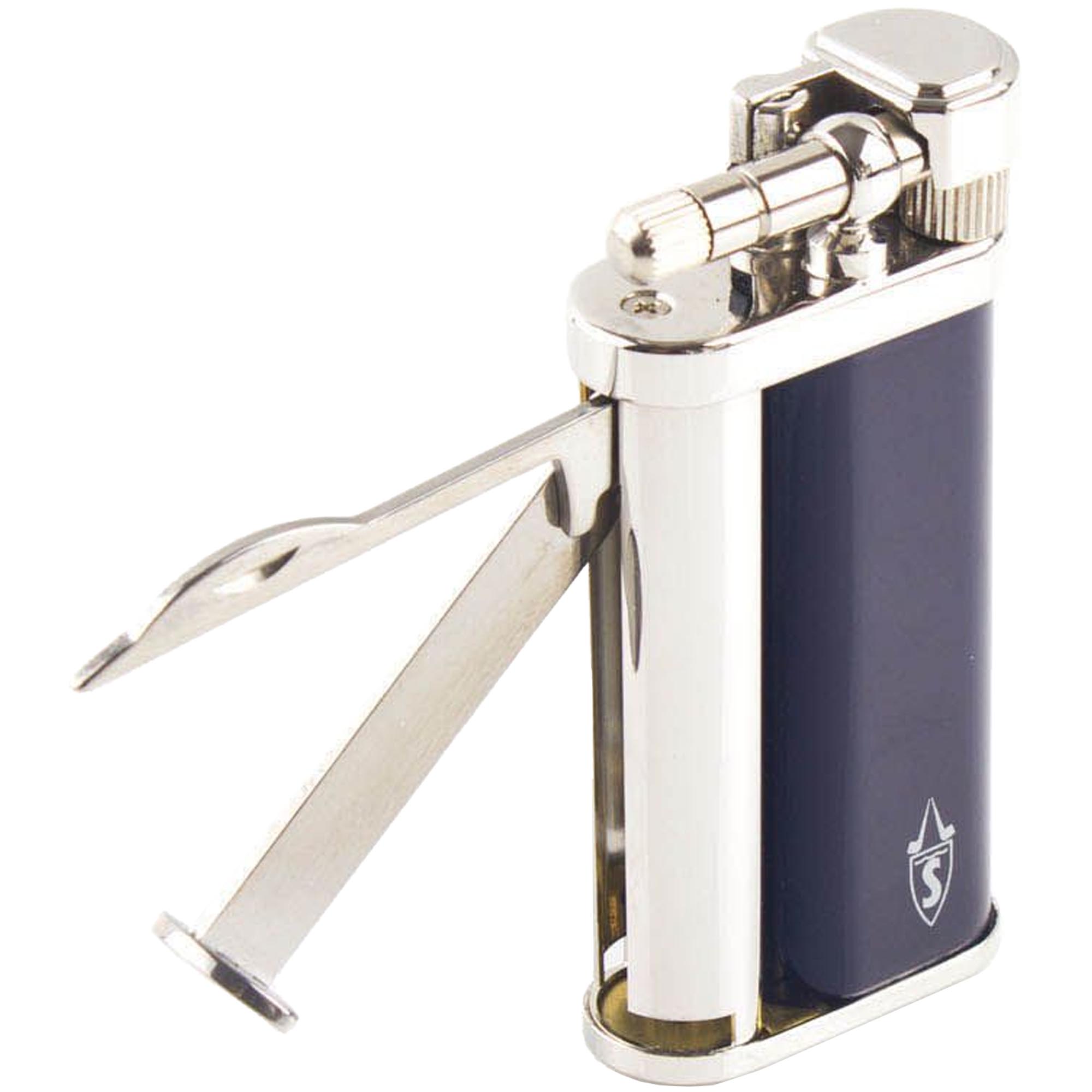 Savinelli_Pfeifenfeuerzeug_Eddi_Blau_2 Savinelli Pfeifenfeuerzeug Eddi Blau
