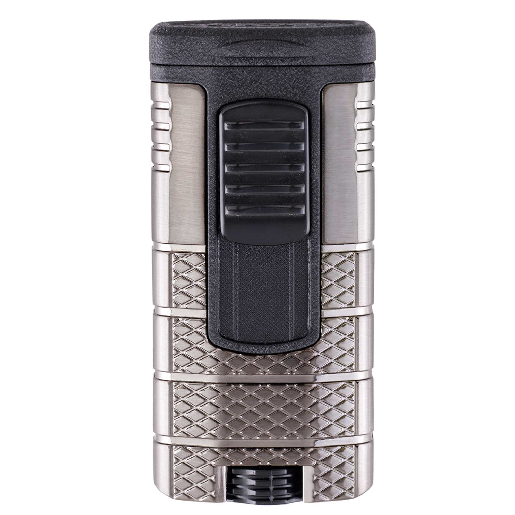 xikartacticaljetlightergunblack01 Xikar Tactical Triple Jet Gunmetal - Nero