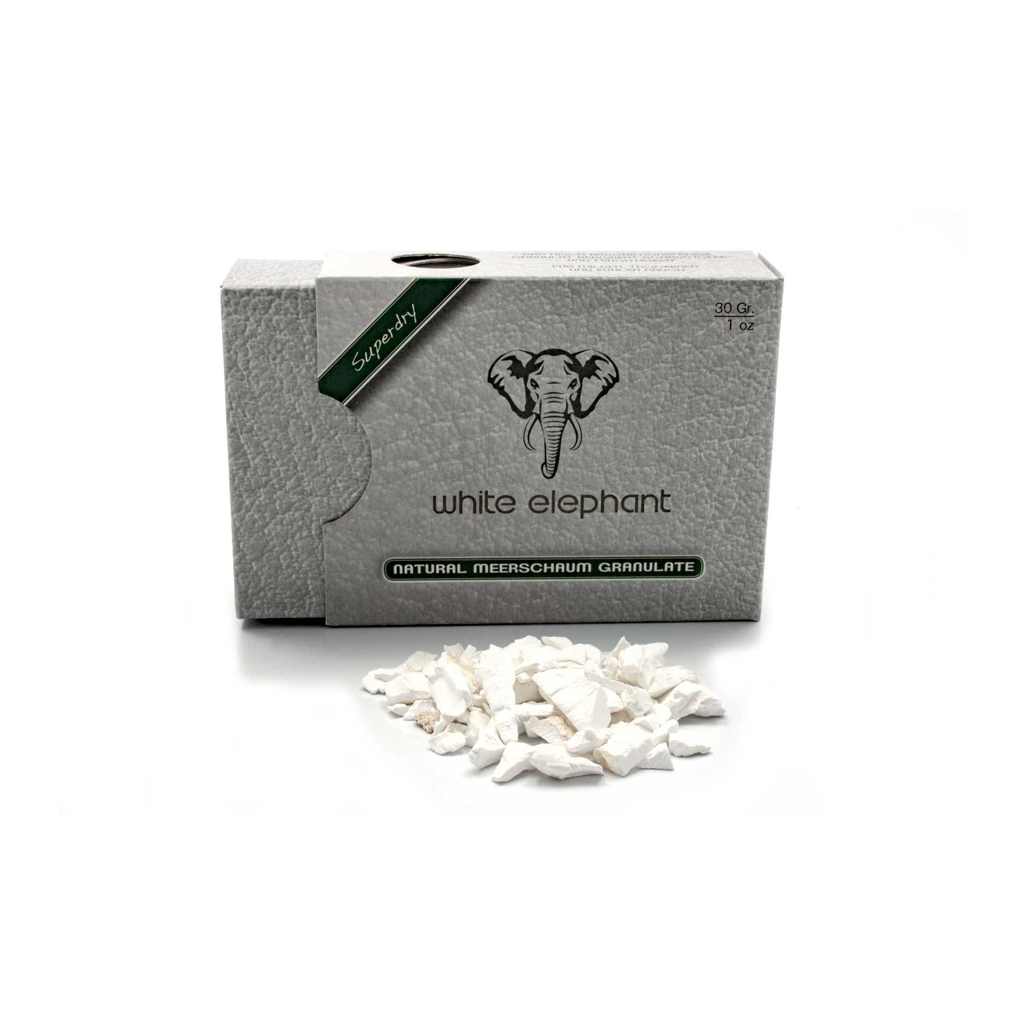White Elephant Natural Meerschaum Granulate