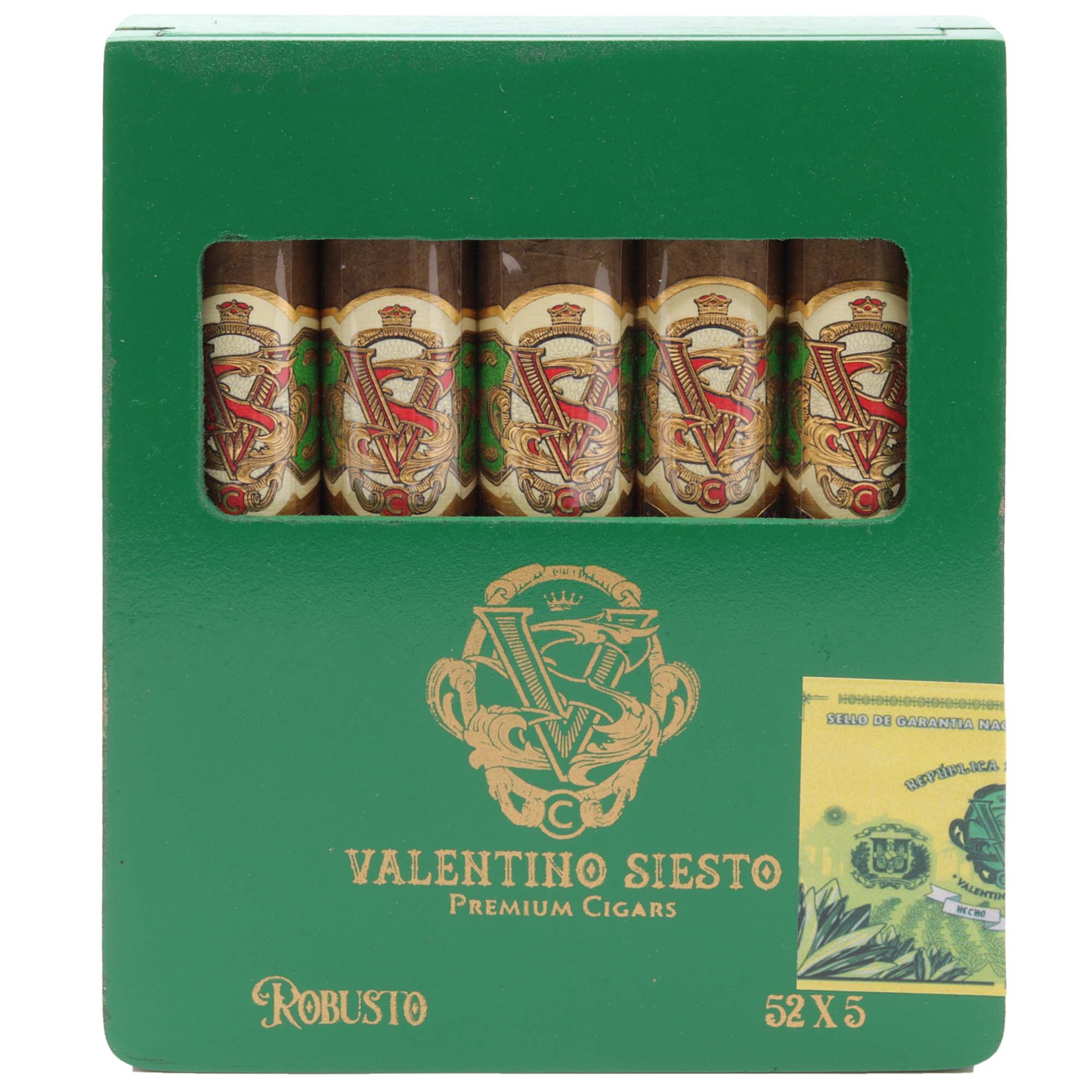 Valentino Siesto Travel Box Nat Robusto Valentino Siesto Coffret de voyage Connecticut Robusto